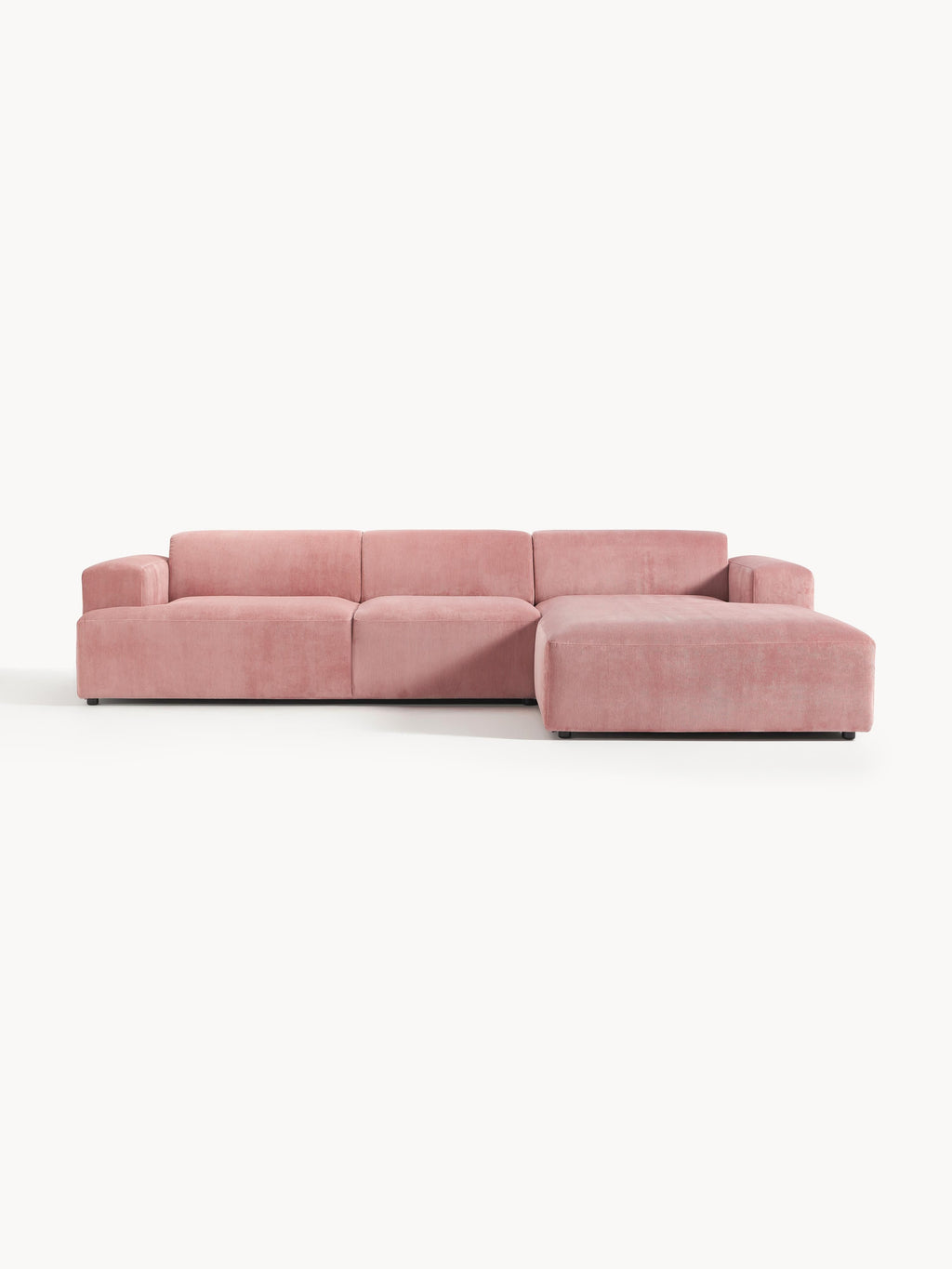 Gallery image 1 - Corduroy Corner Sofa Melva (4-seater)