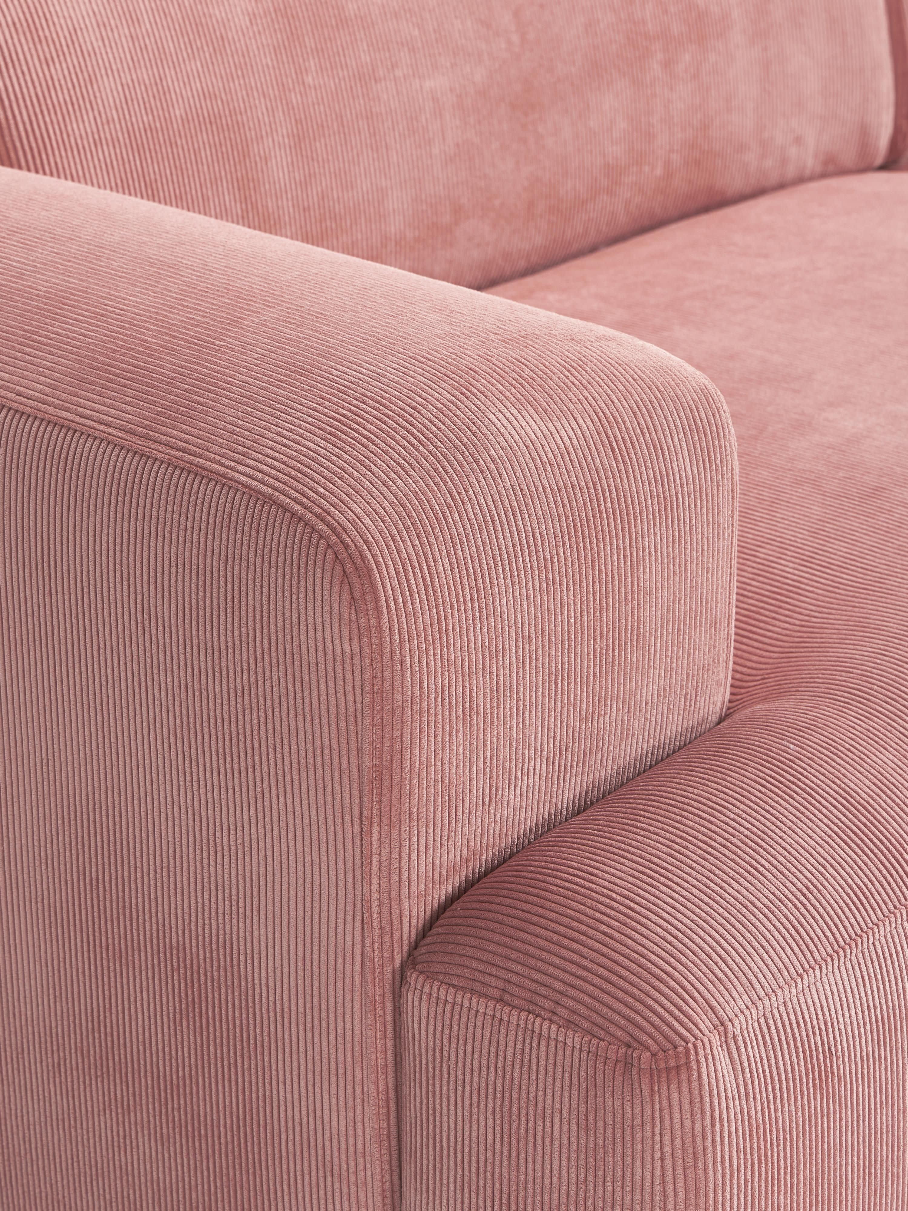 Melva Corduroy Corner Sofa (4-seater)