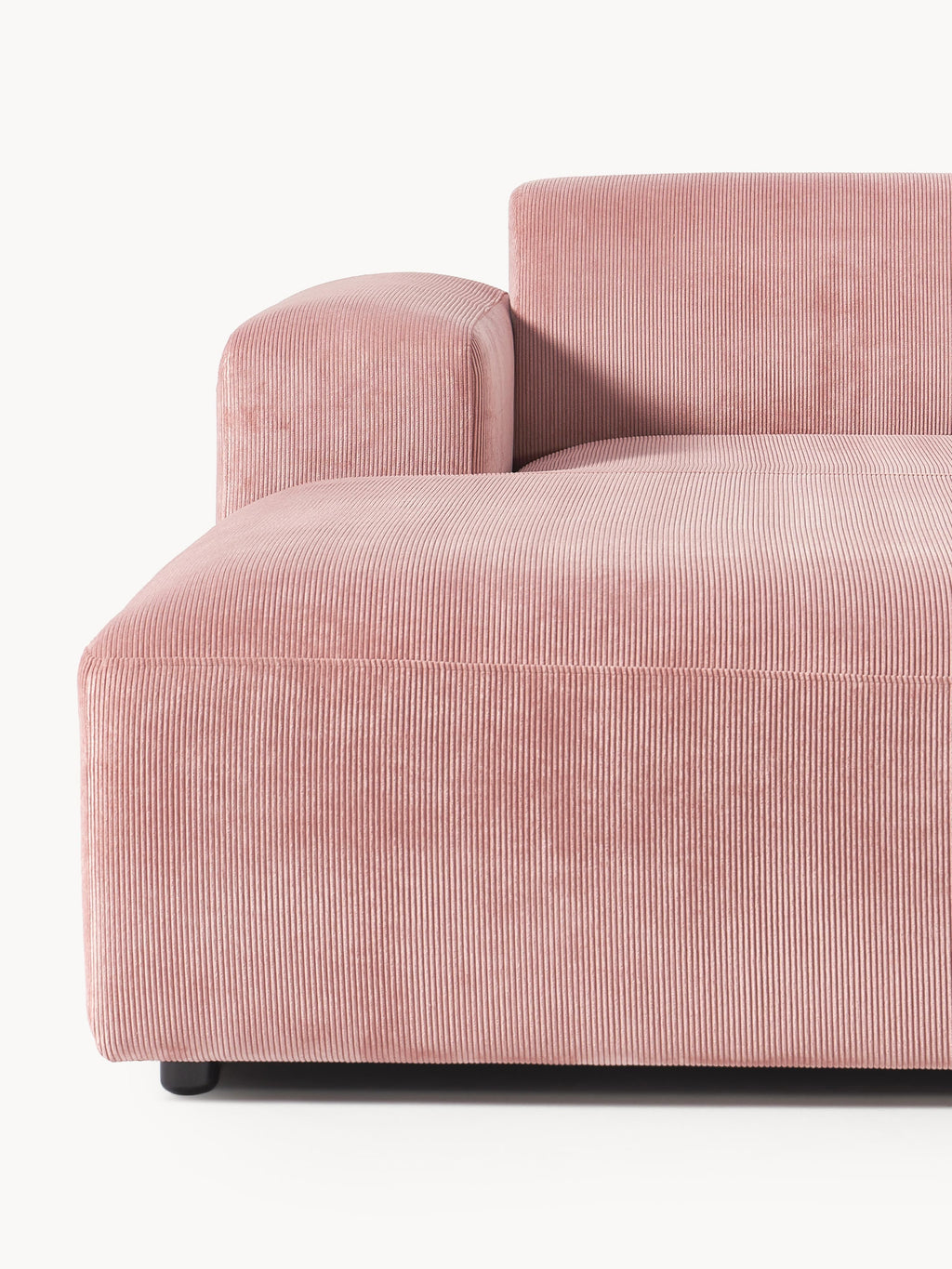 Melva Corduroy Corner Sofa (4-seater)