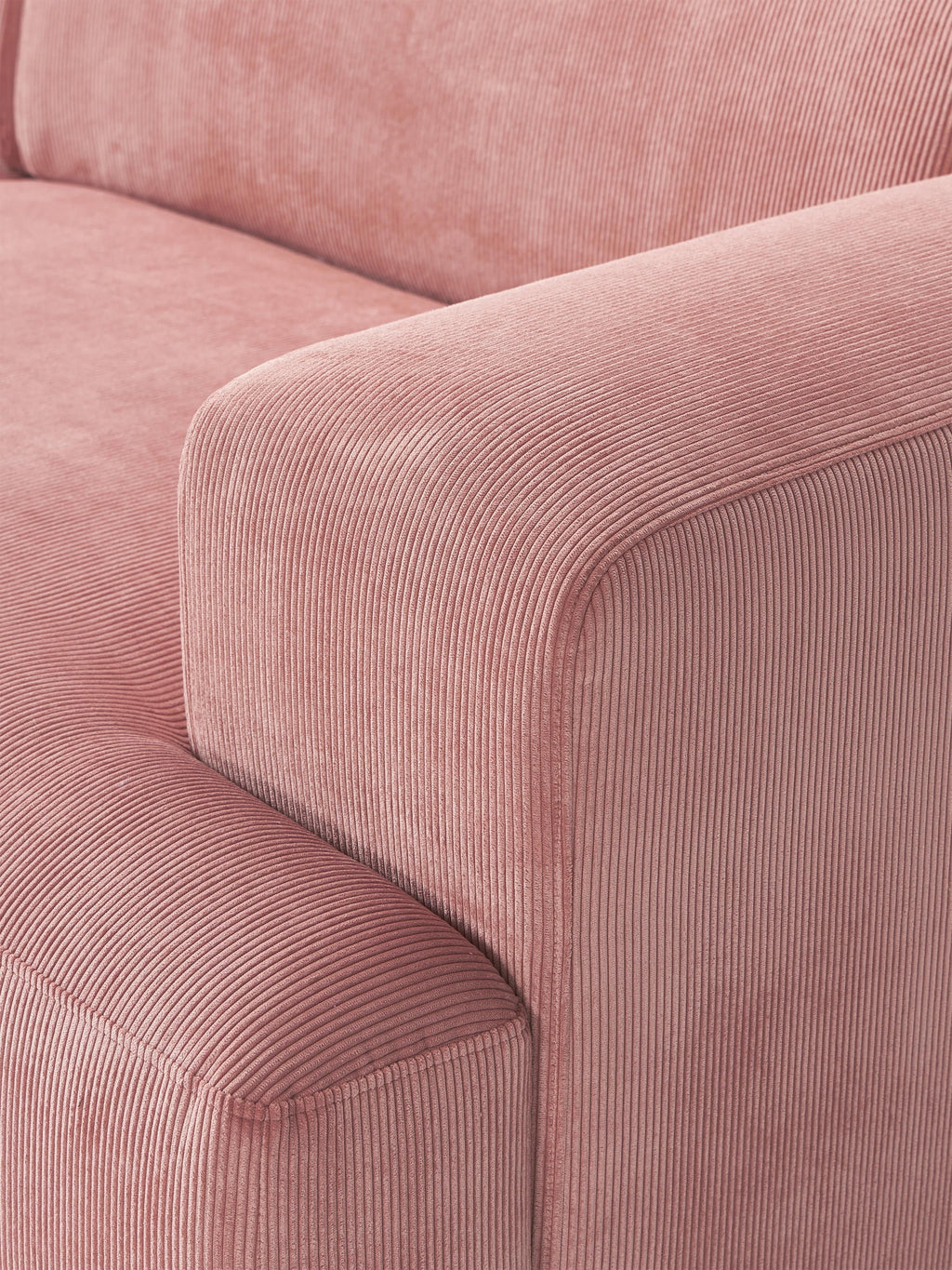 Melva Corduroy Corner Sofa (4-seater)