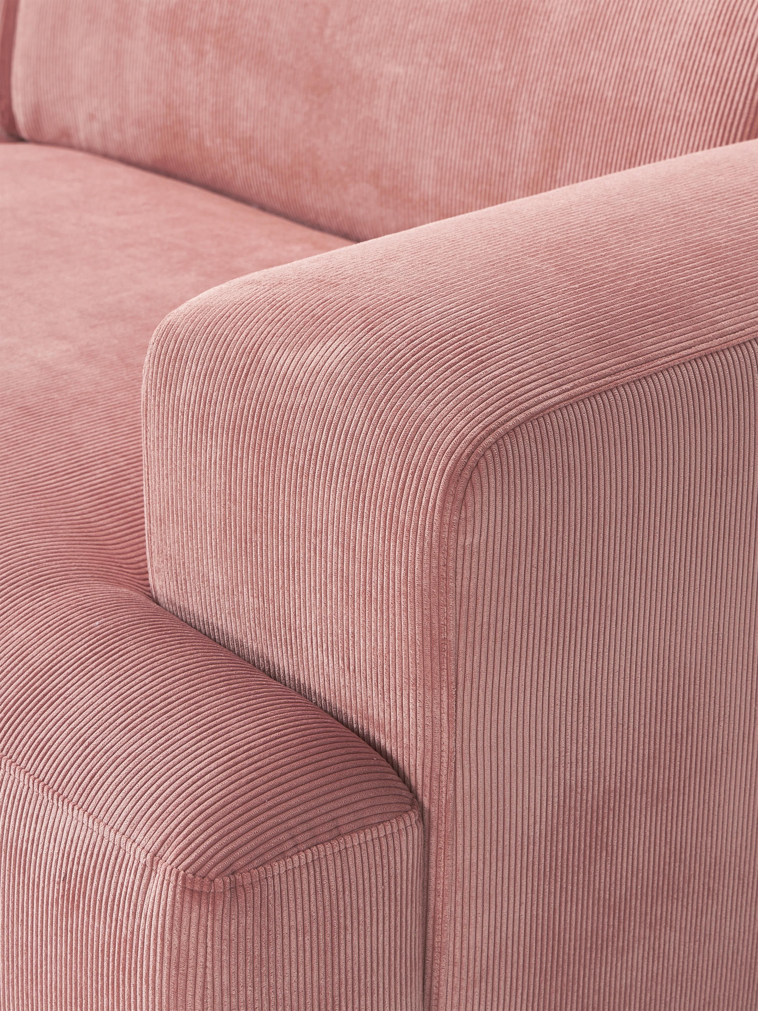 Melva Corduroy Corner Sofa (4-seater)