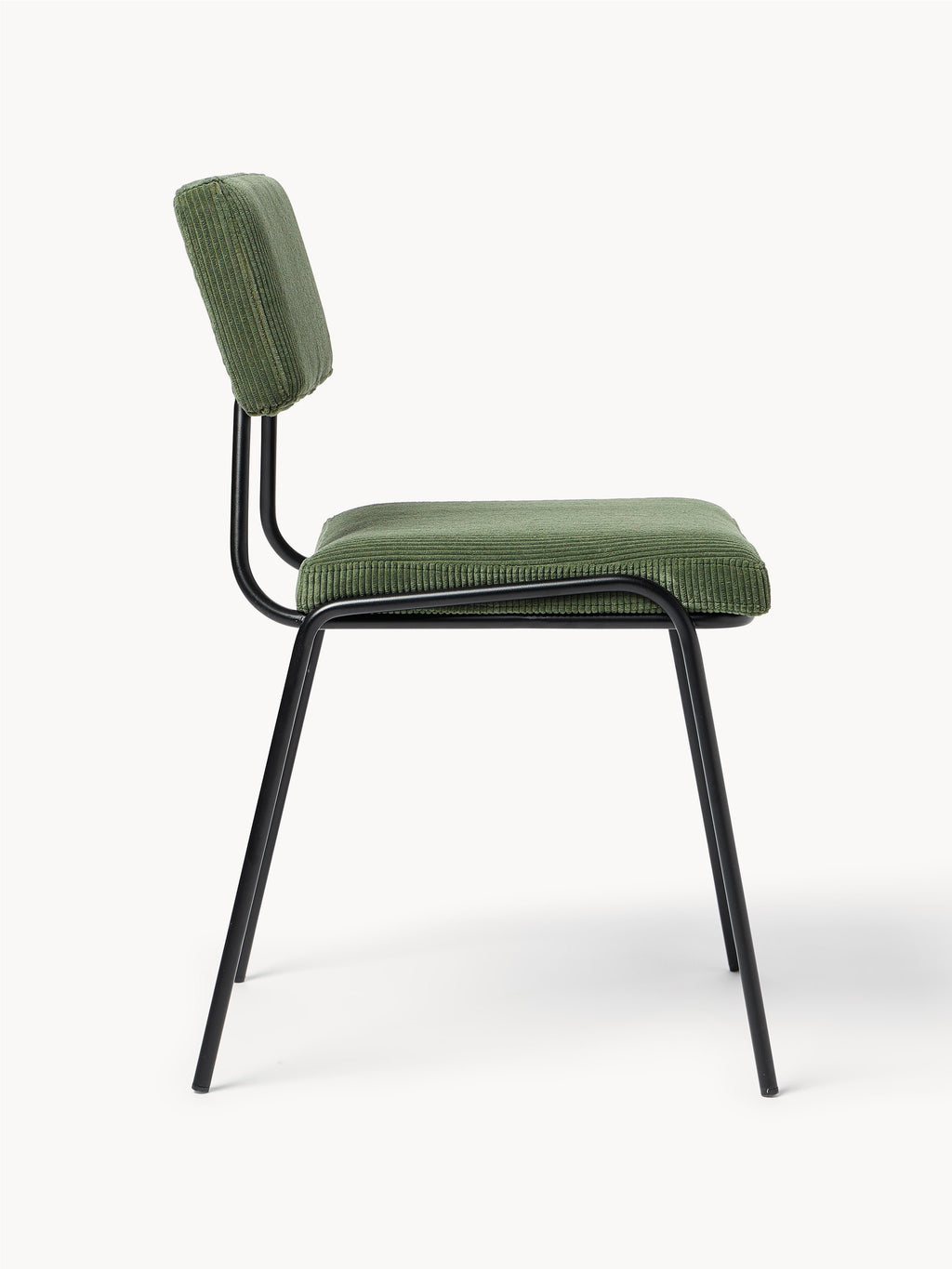Mats Corduroy Upholstered Chairs, Set of 2