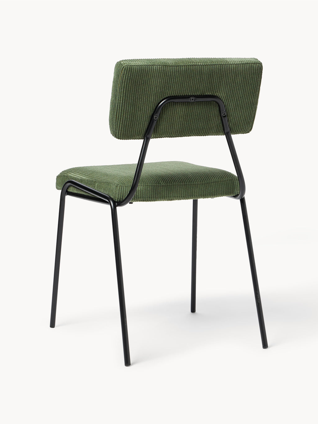 Mats Corduroy Upholstered Chairs, Set of 2