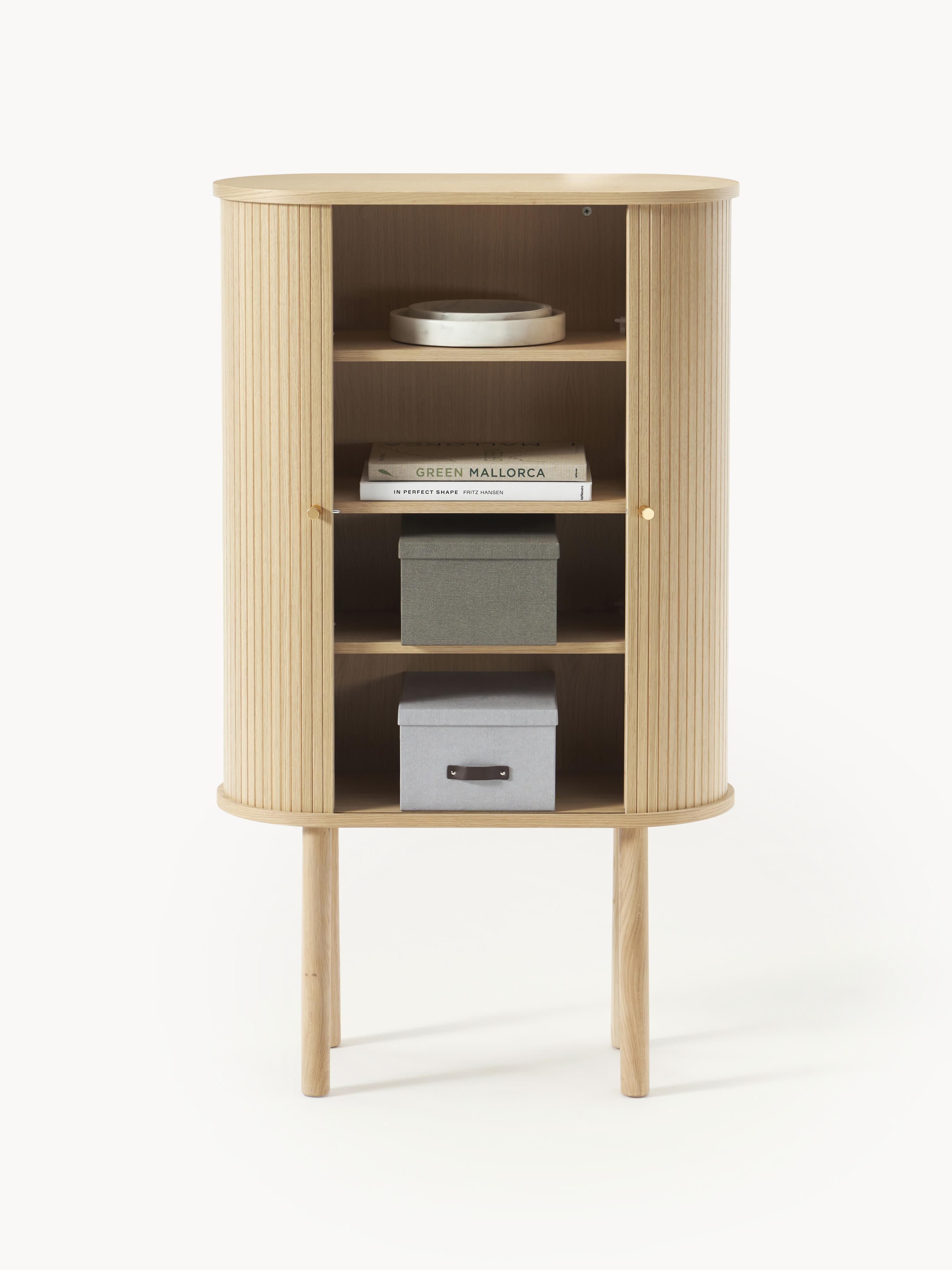 Calary Highboard with Fluted Front