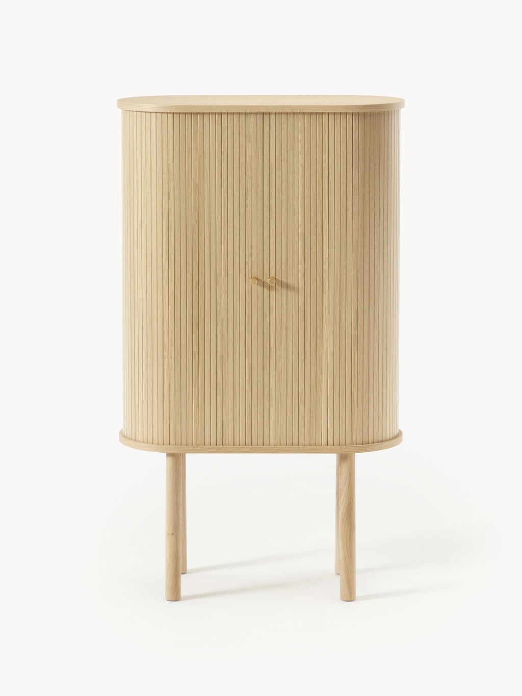Calary Highboard with Fluted Front