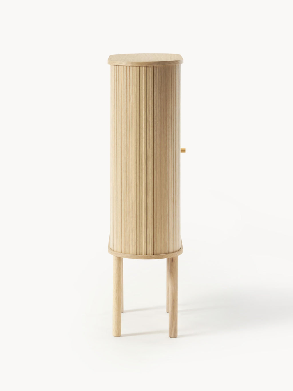 Calary Highboard with Fluted Front