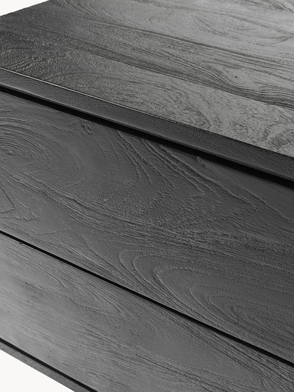 Luca Mango Wood Bedside Table with Drawers