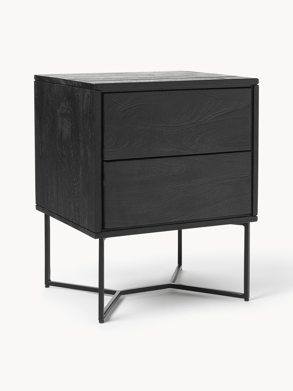Gallery image 1 - Mango Wood Bedside Table Luca with Drawers