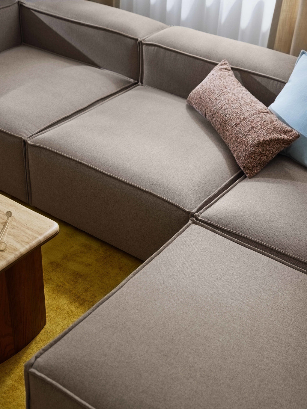 Lennon Modular Sofa (4-seater) with Ottoman (left/right)