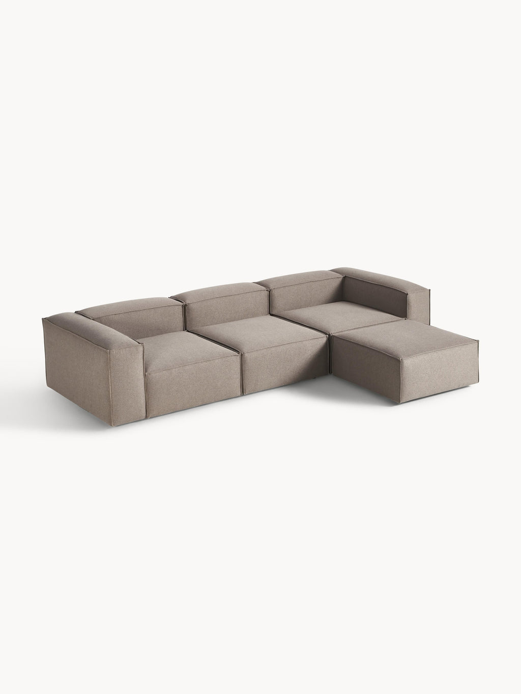 Lennon Modular Sofa (4-seater) with Ottoman (left/right)