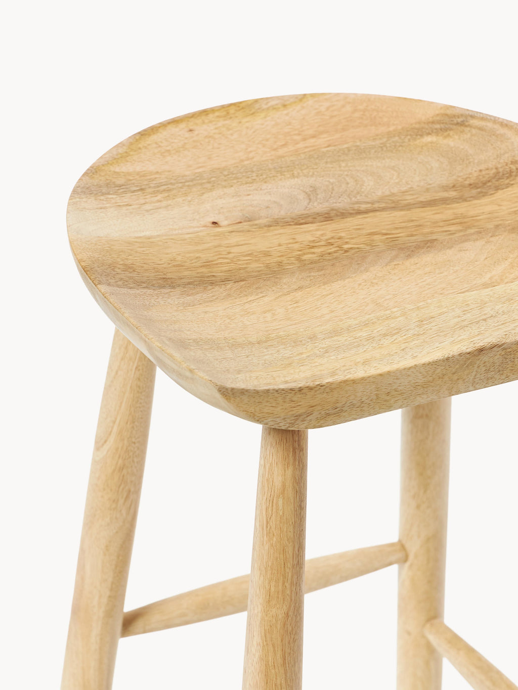 Nino Mango Wood Bar Stool