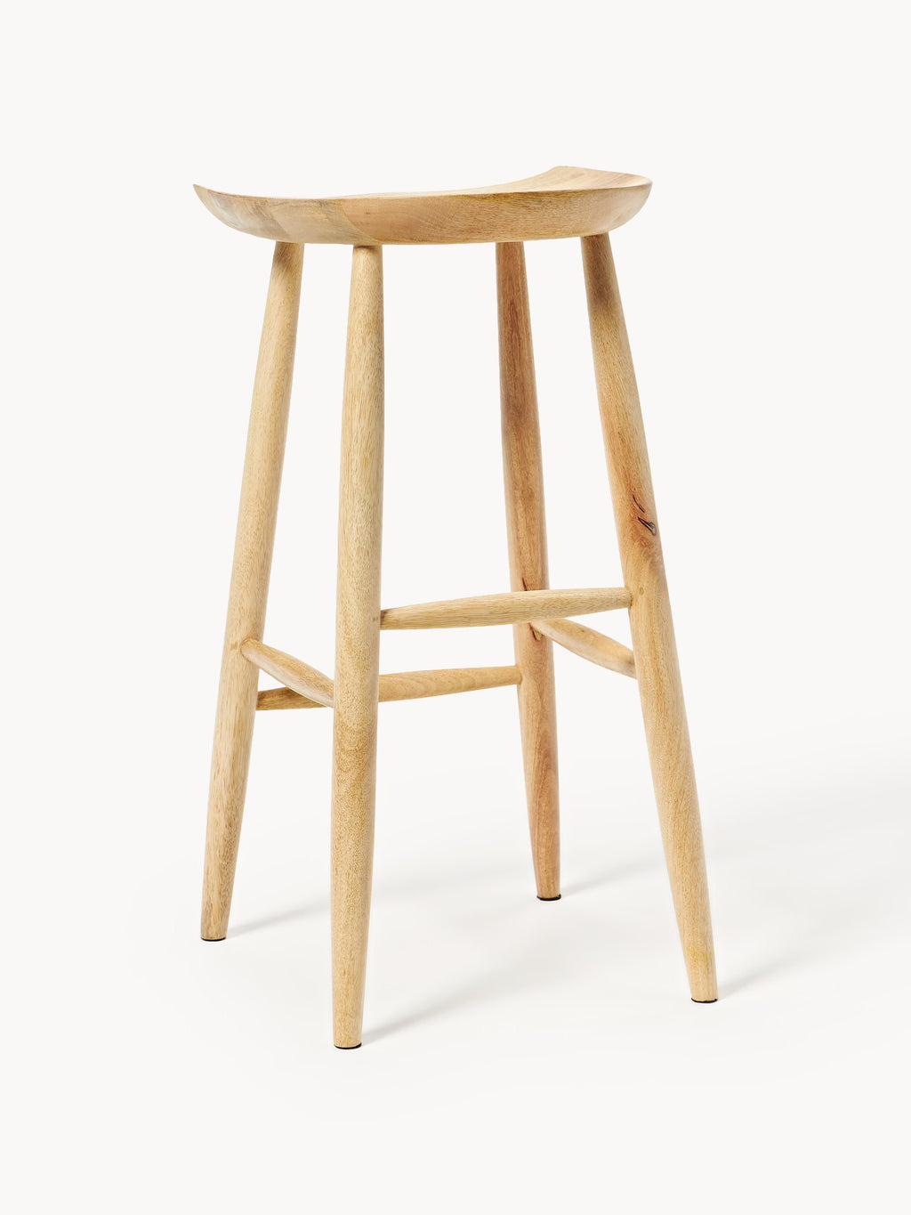 Nino Mango Wood Bar Stool