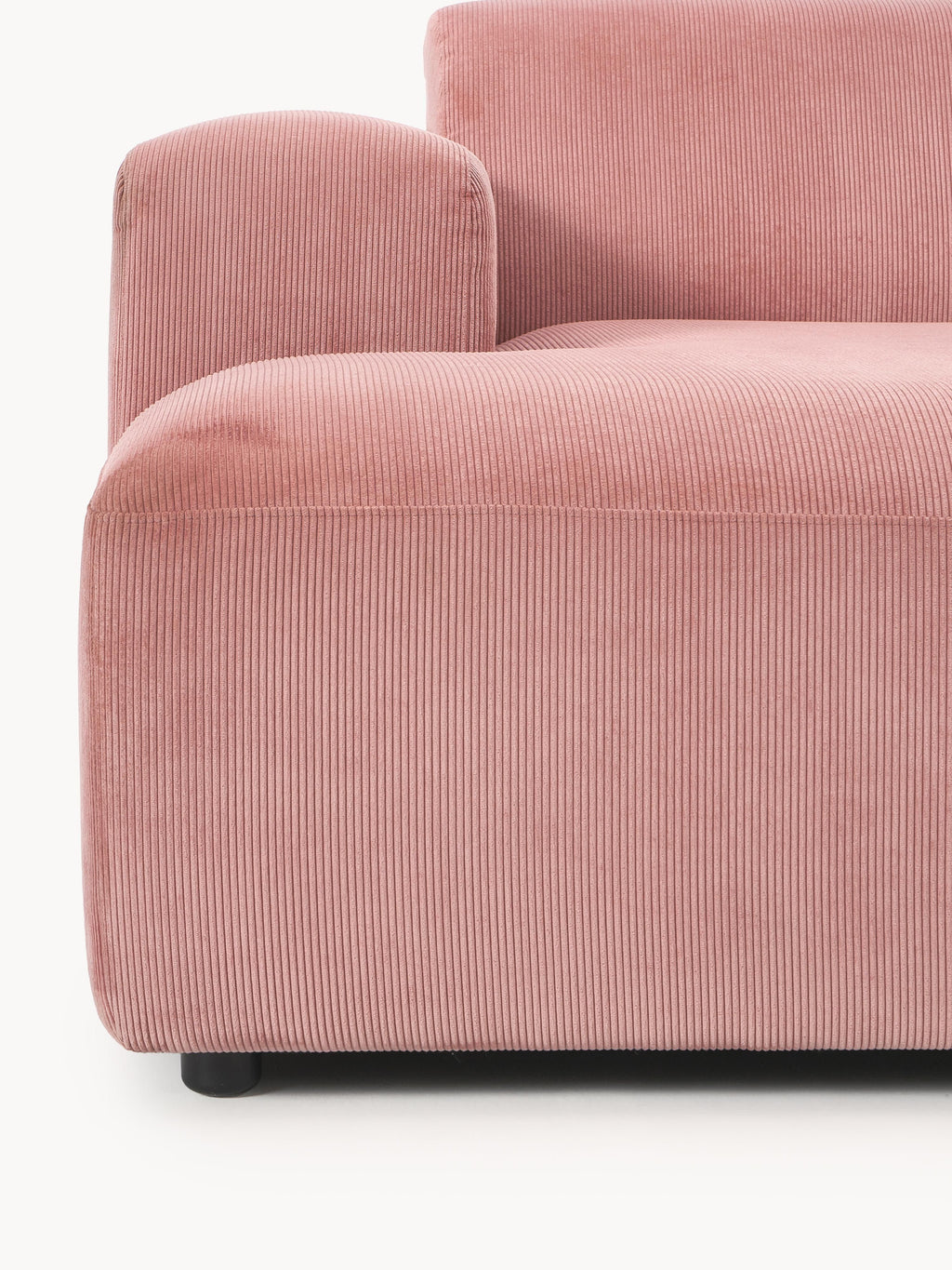 Melva Corduroy Corner Sofa (3-seater)