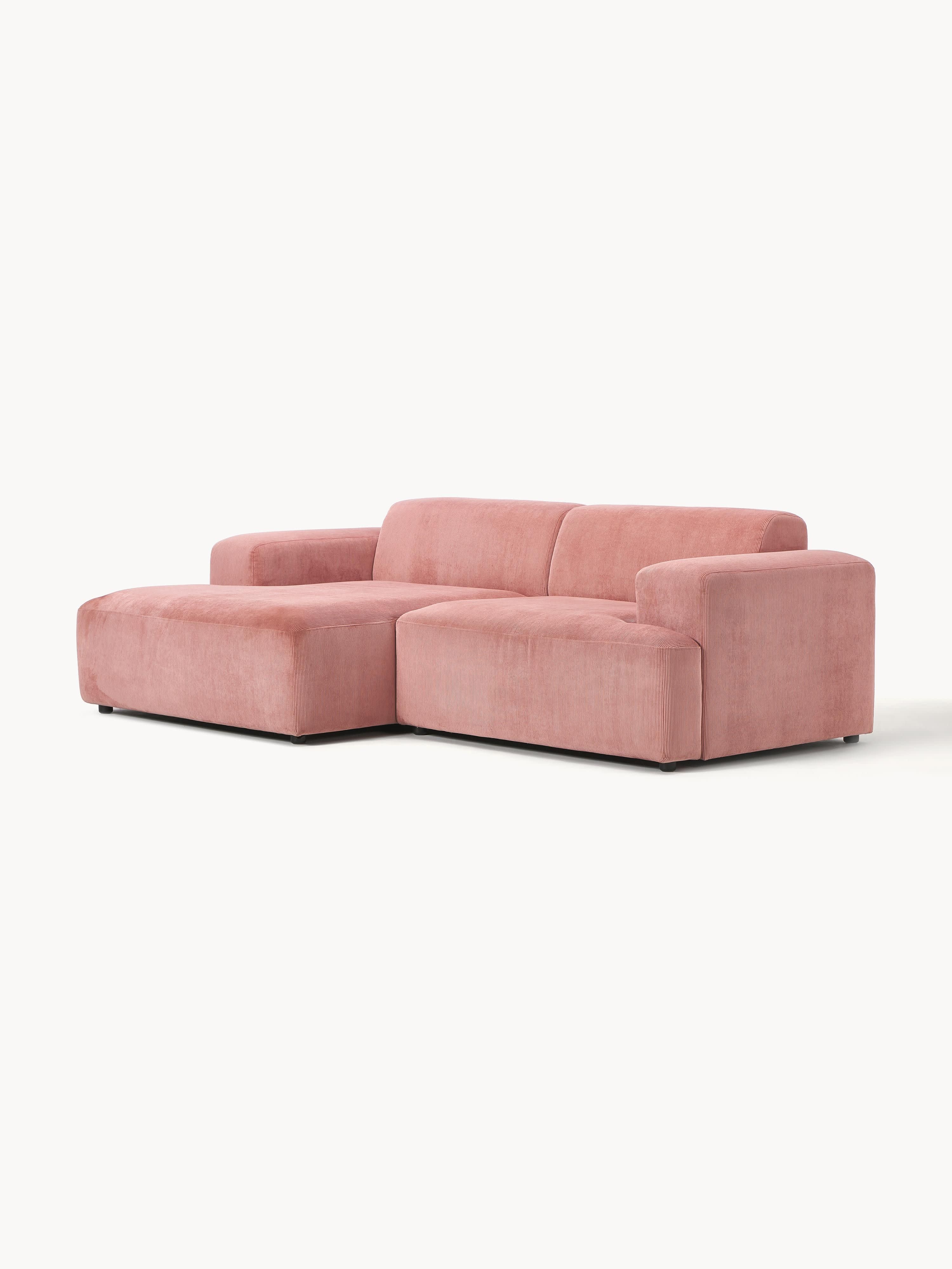 Melva Corduroy Corner Sofa (3-seater)
