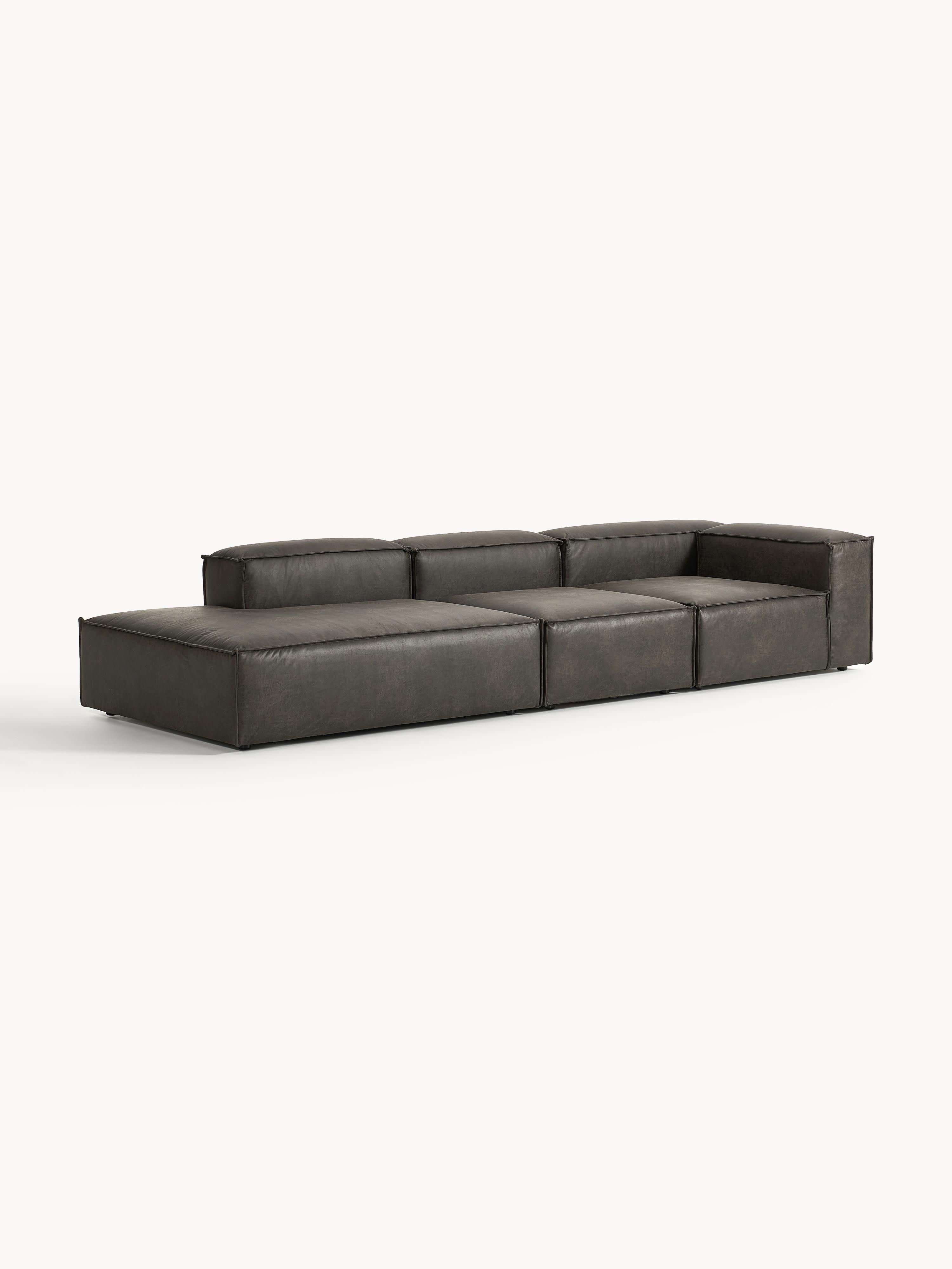 Lennon XL Modular Leather Ottoman