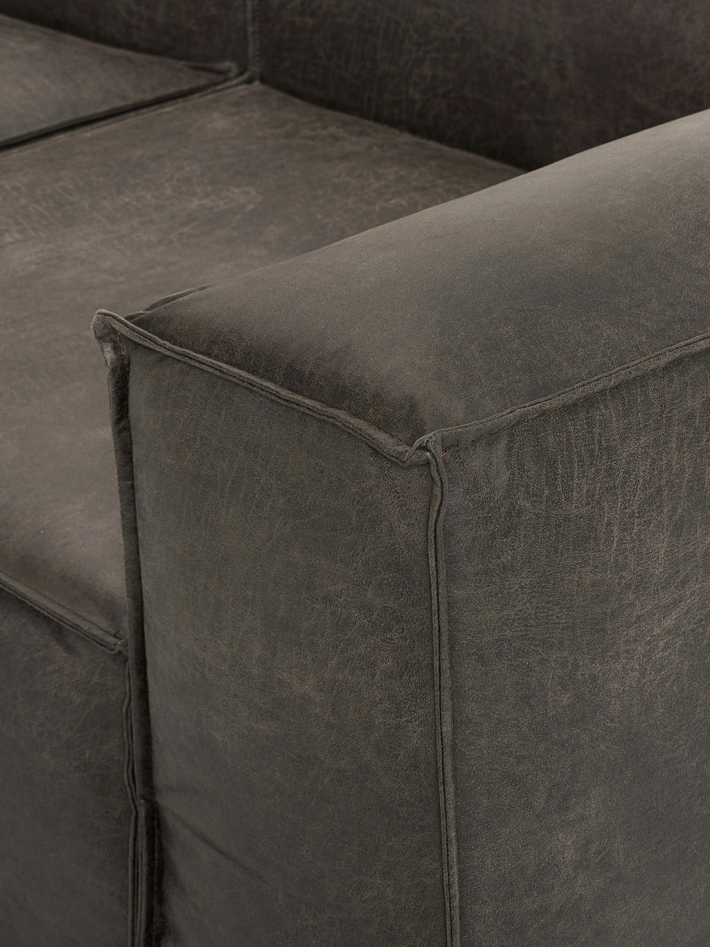 Lennon XL Modular Leather Ottoman