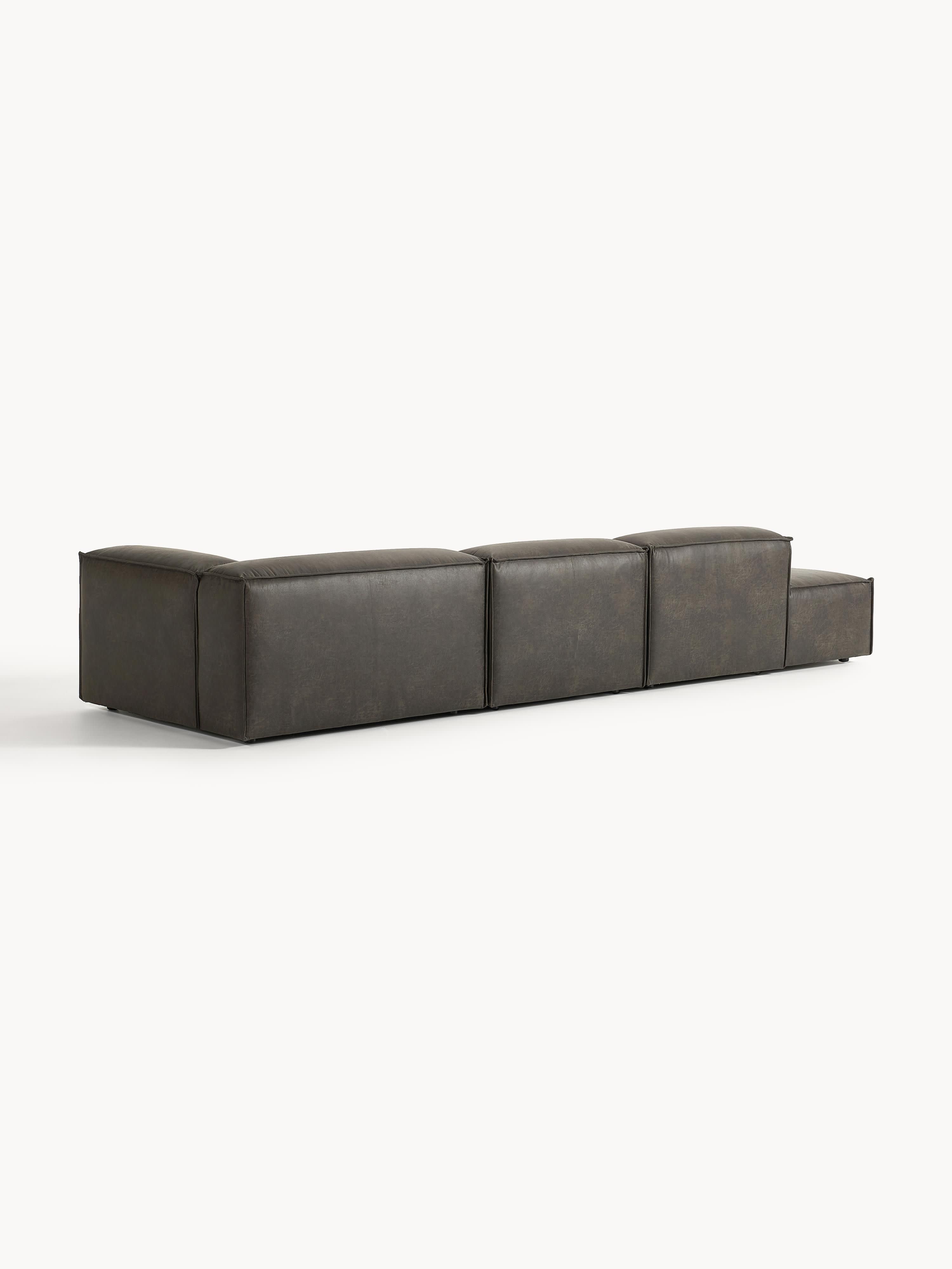 Lennon XL Modular Leather Ottoman