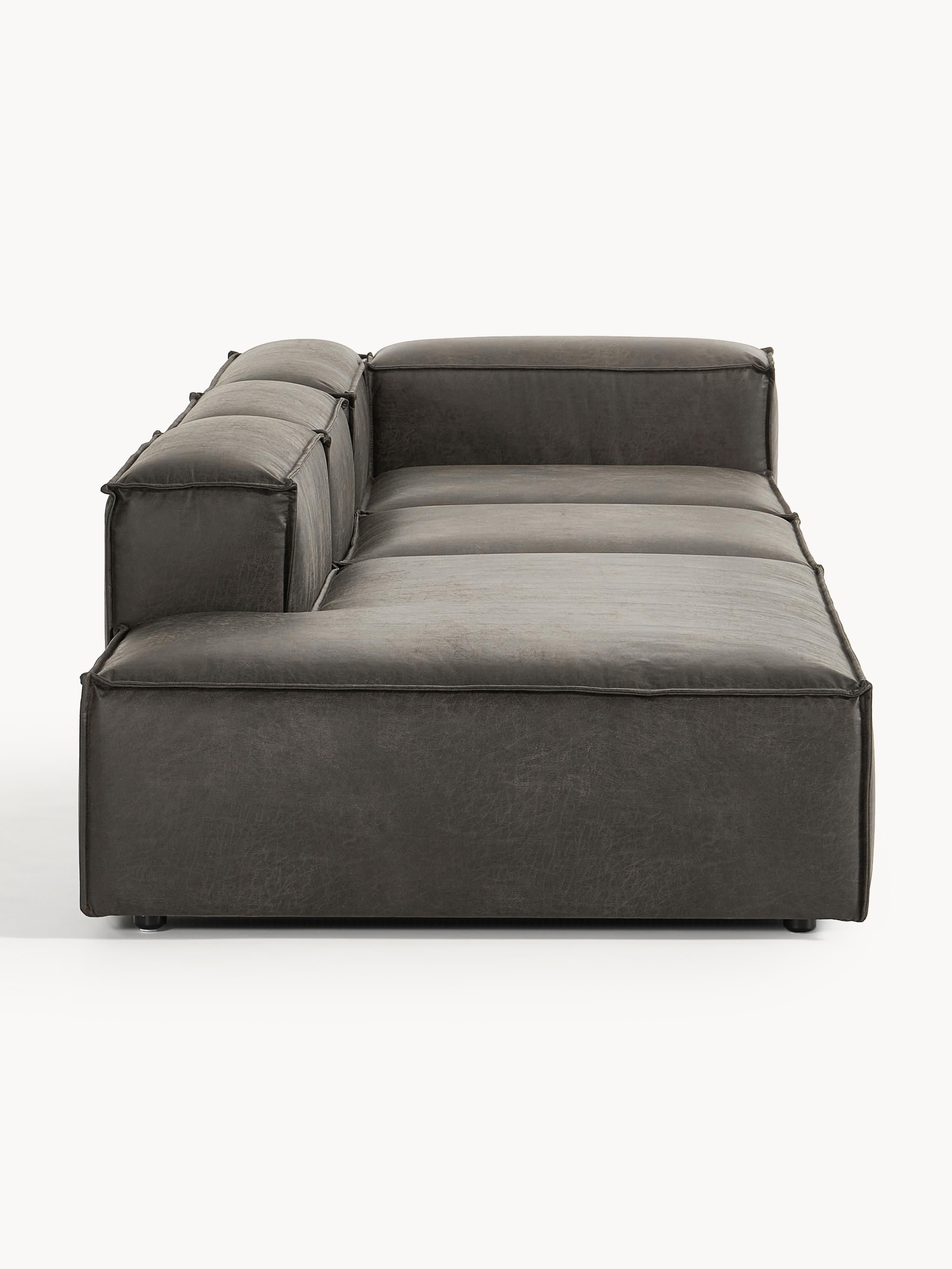 Lennon XL Modular Leather Ottoman