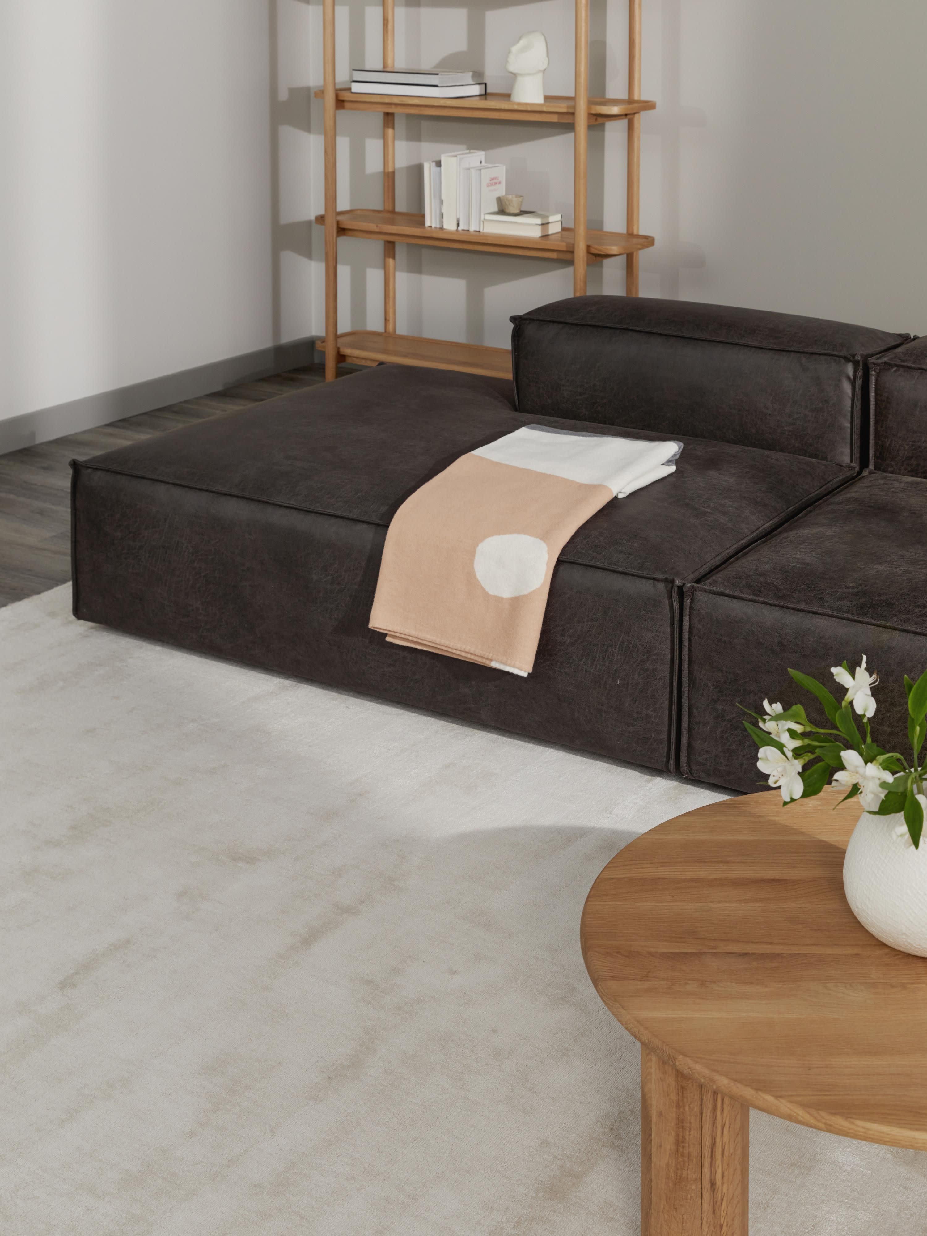Lennon XL Modular Leather Ottoman