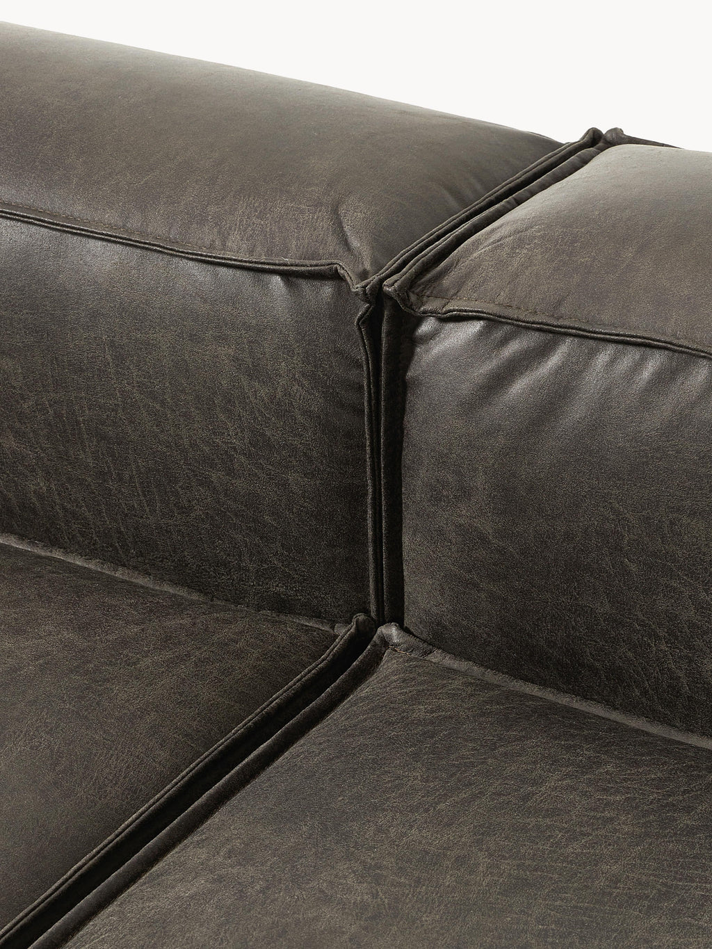 Lennon XL Modular Leather Ottoman