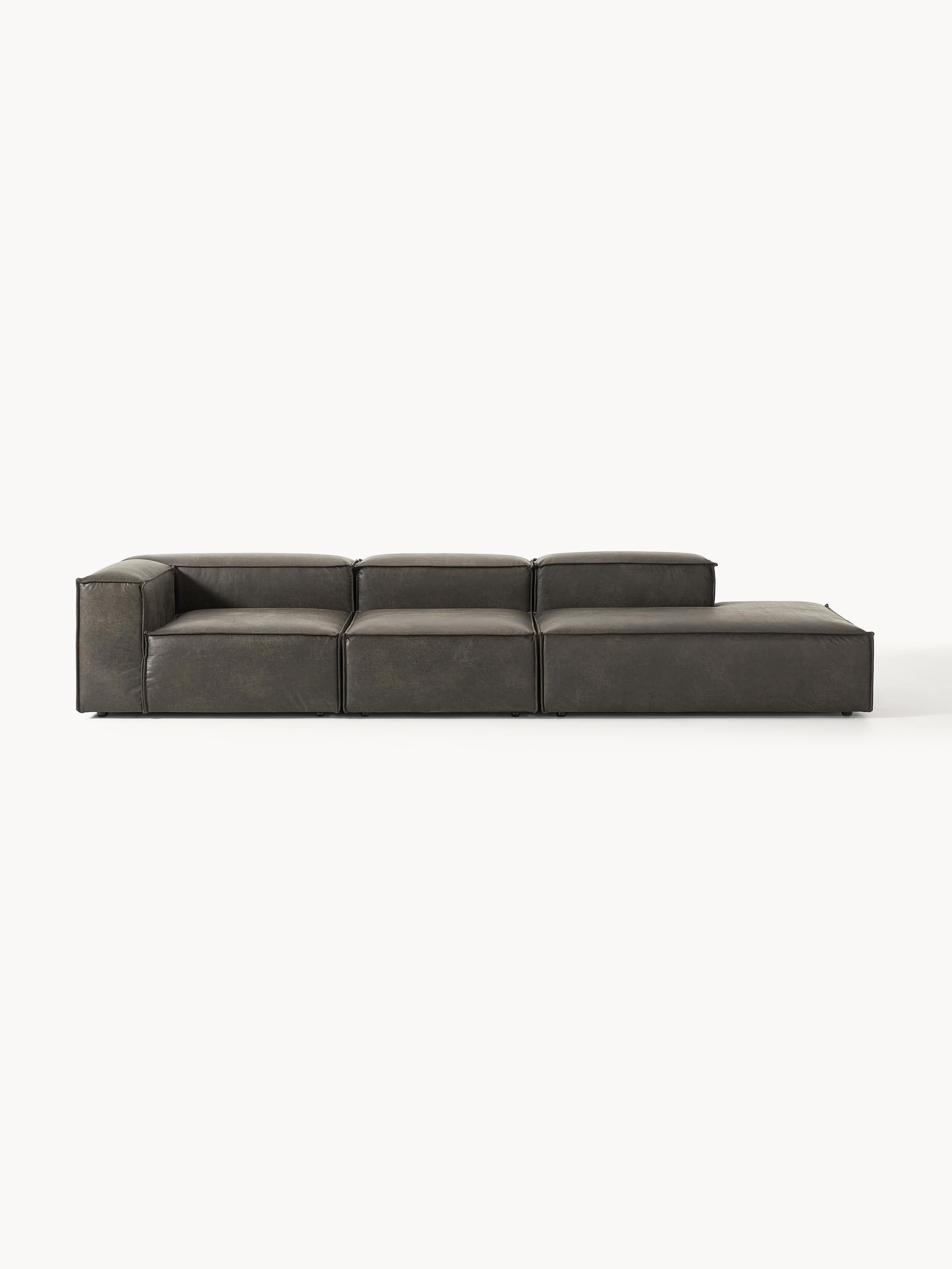 Lennon XL Modular Leather Ottoman