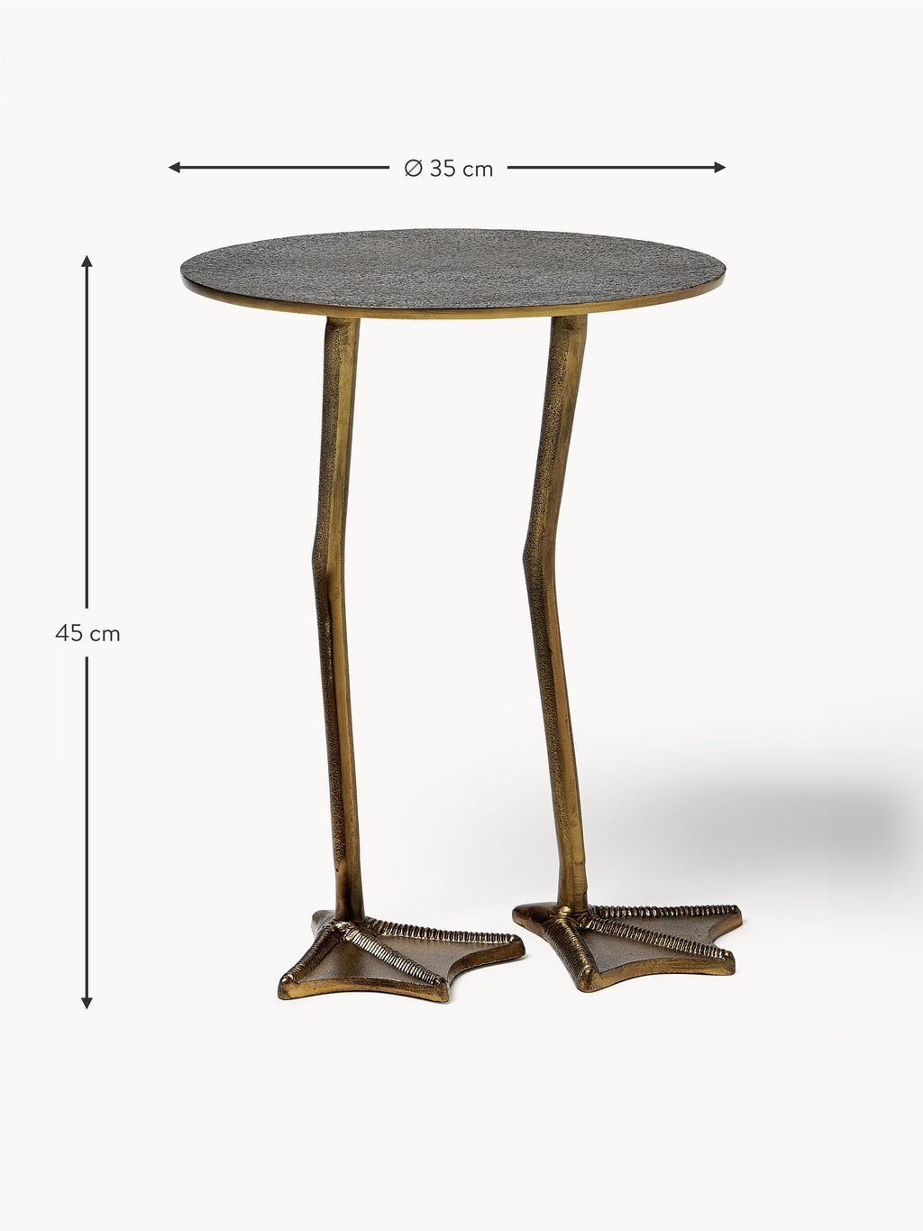 Duck Decorative Metal Side Table