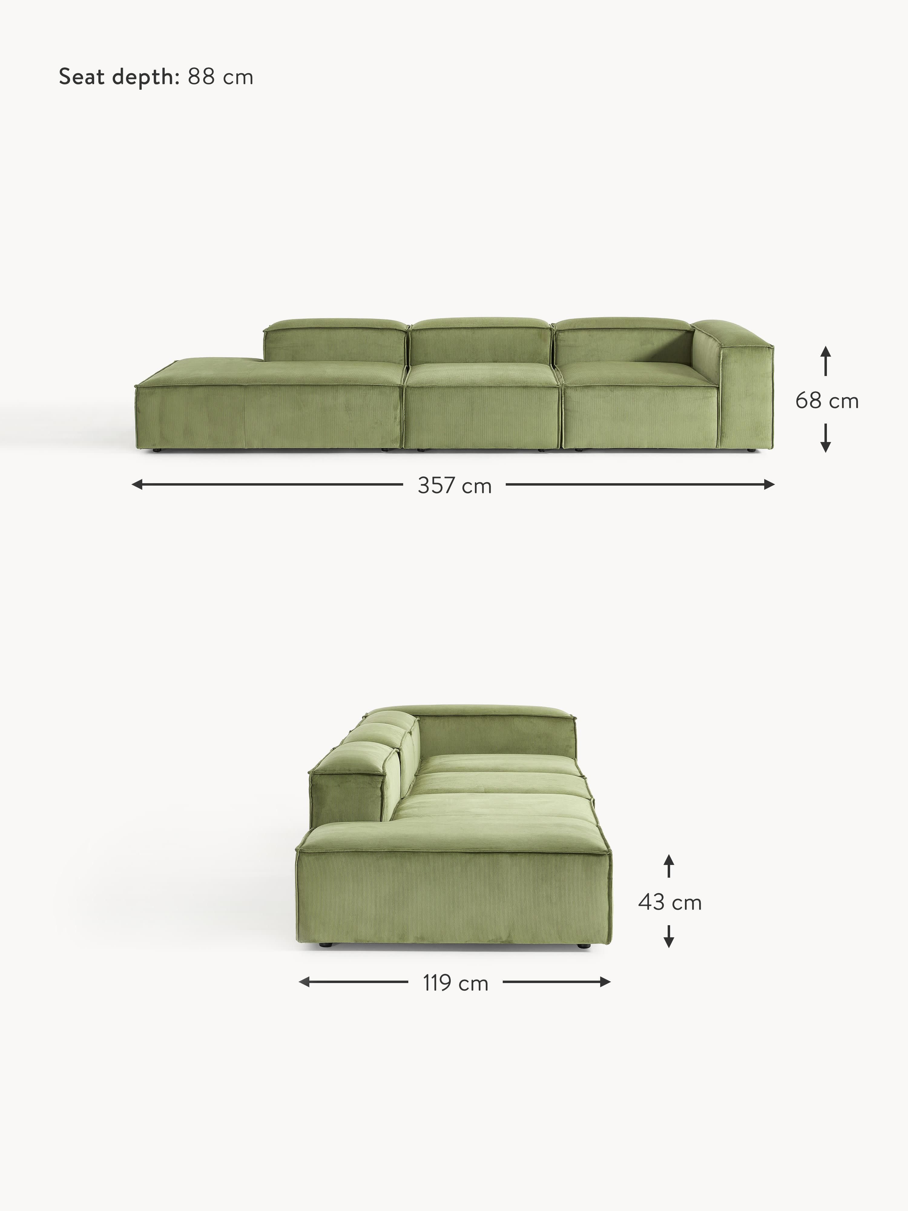 Lennon XL Corduroy Modular Ottoman