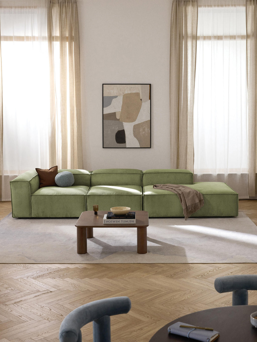 Lennon XL Corduroy Modular Ottoman