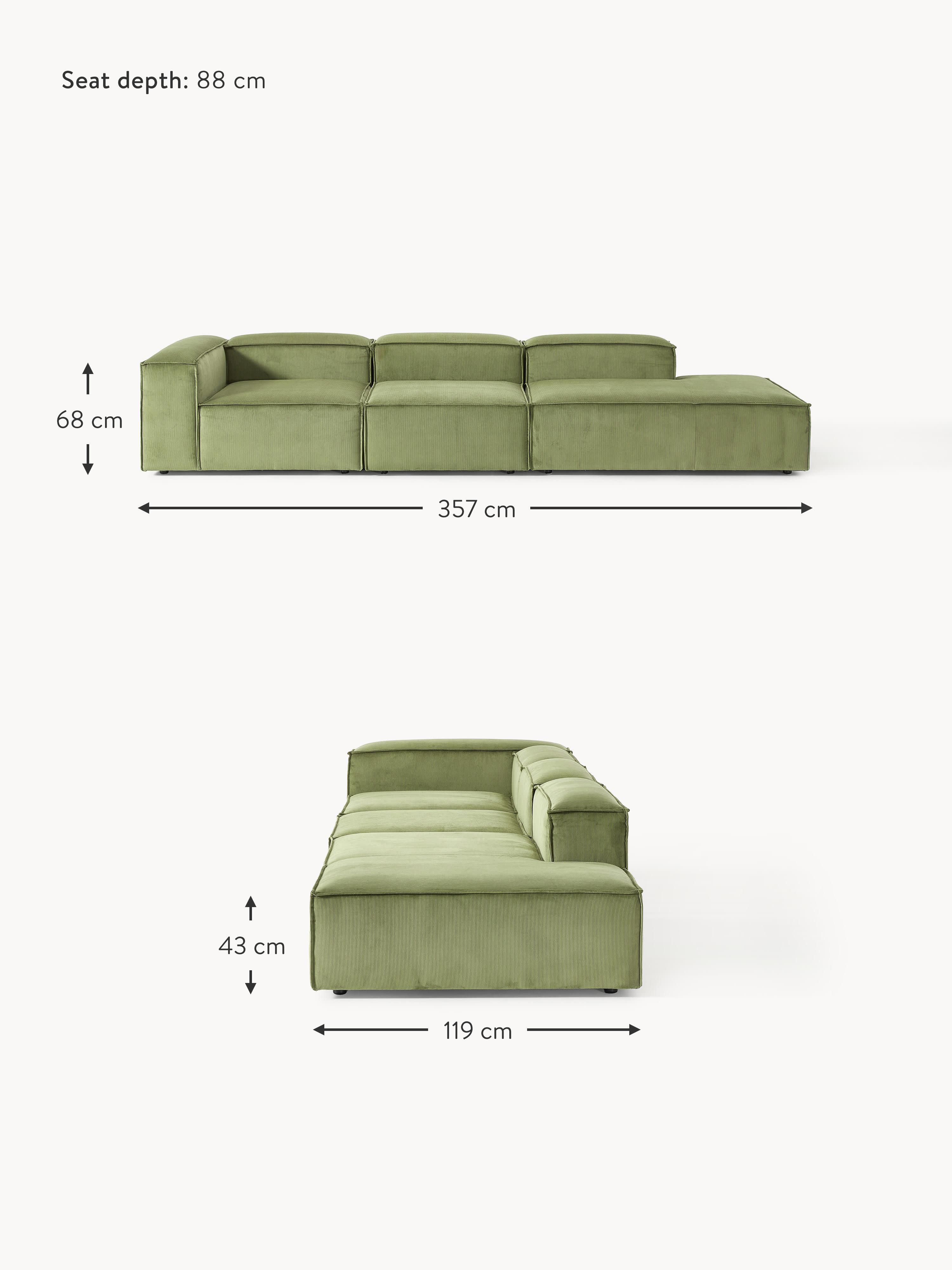 Lennon XL Corduroy Modular Ottoman