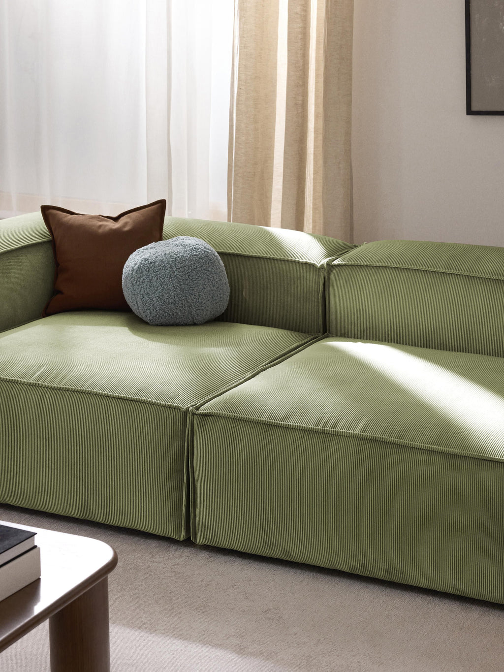 Lennon XL Corduroy Modular Ottoman