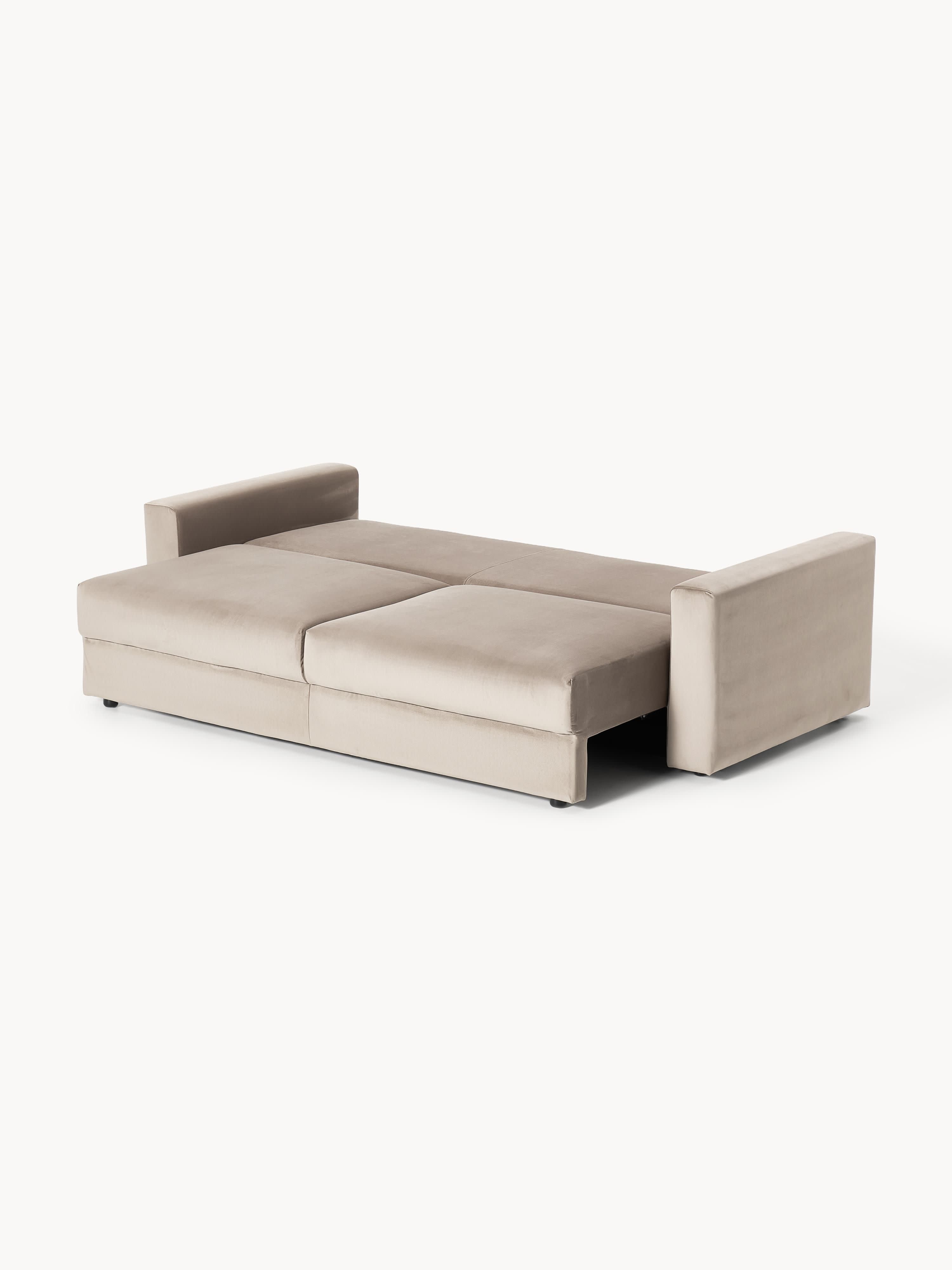 Tasha Velvet Sofa Bed (3-seater)