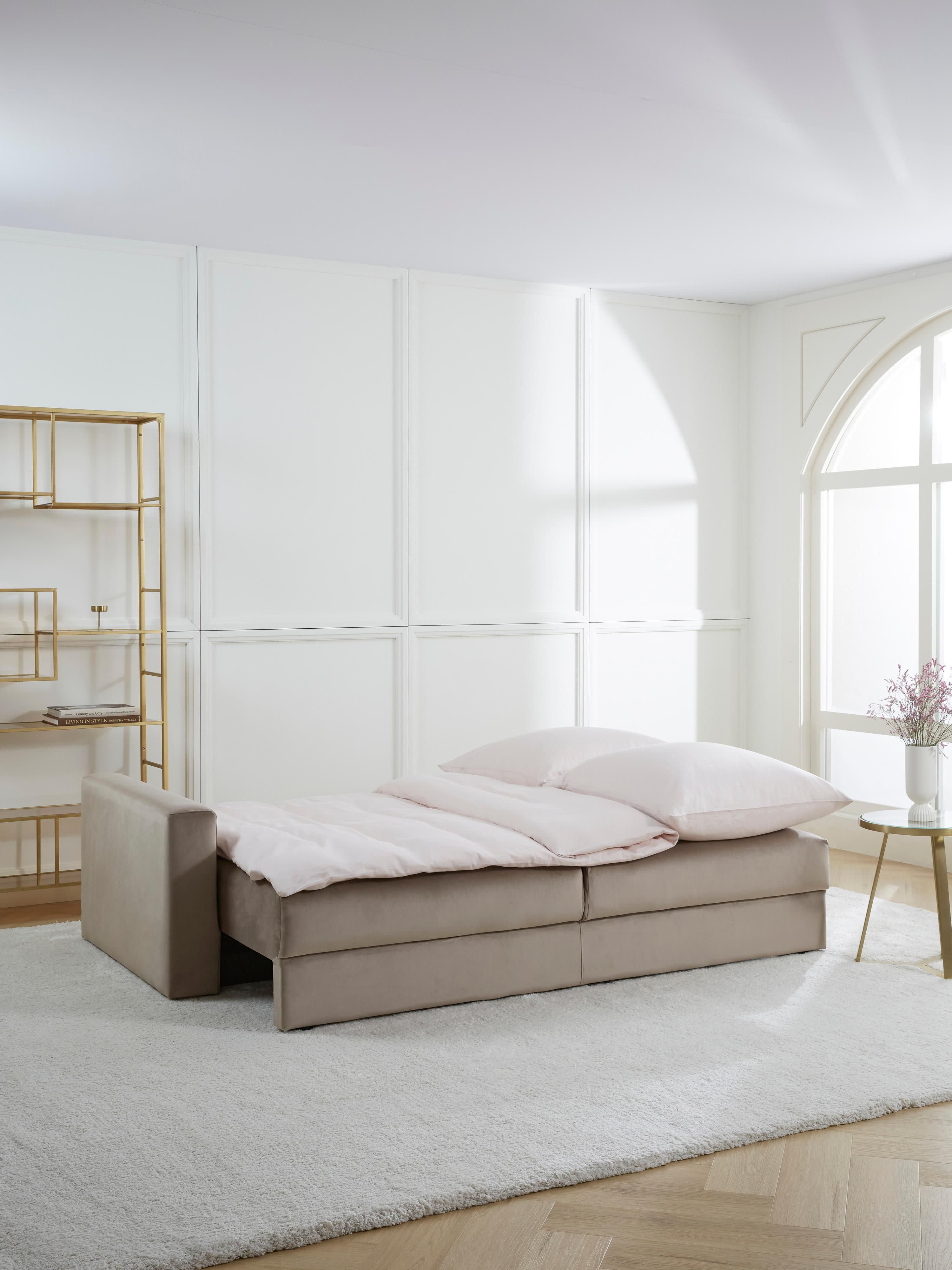 Tasha Velvet Sofa Bed (3-seater)