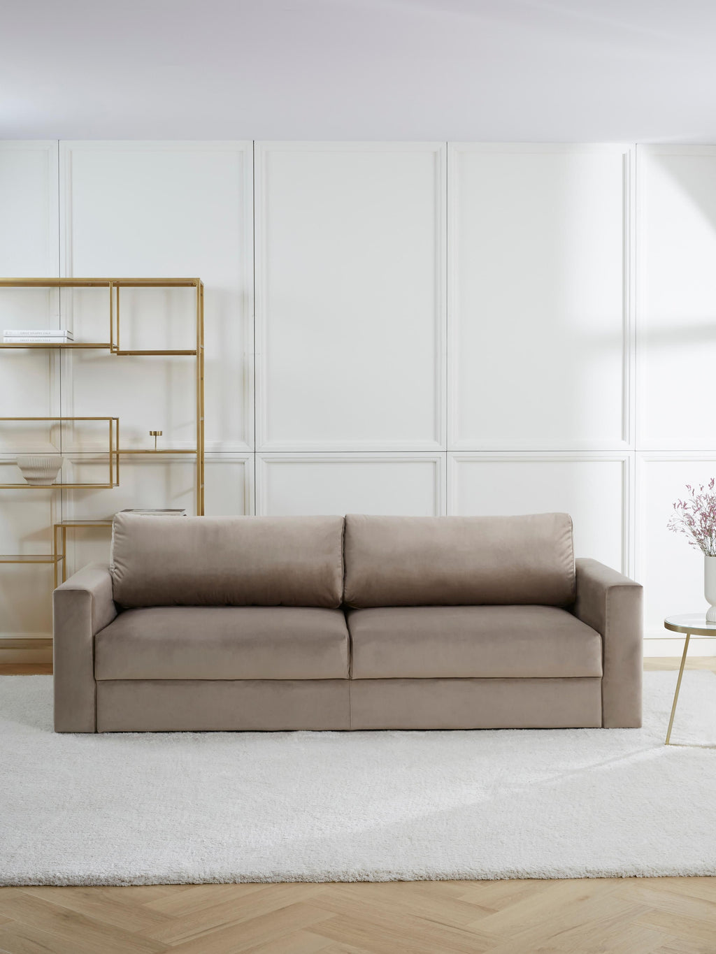 Tasha Velvet Sofa Bed (3-seater)