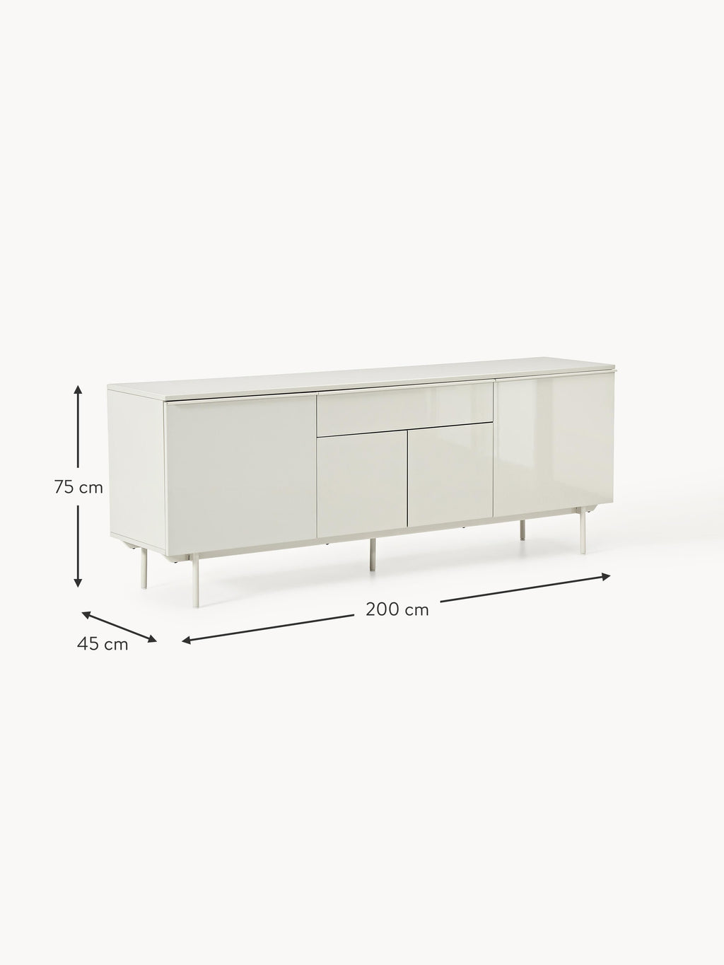 Elona Wooden Sideboard