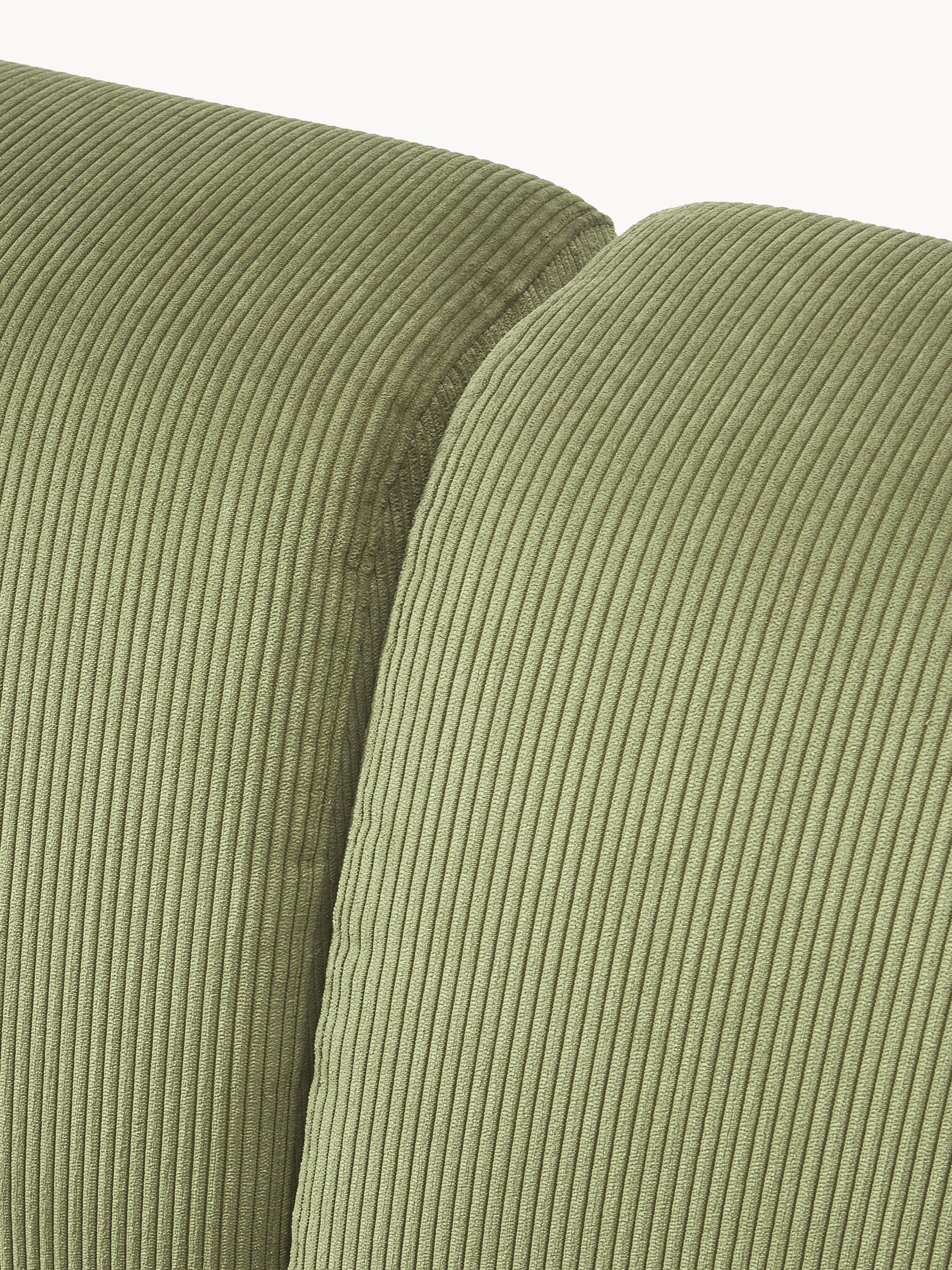 Melva Corduroy Corner Sofa (4-seater)