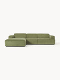 Gallery image 1 - Corduroy Corner Sofa Melva (4-seater)