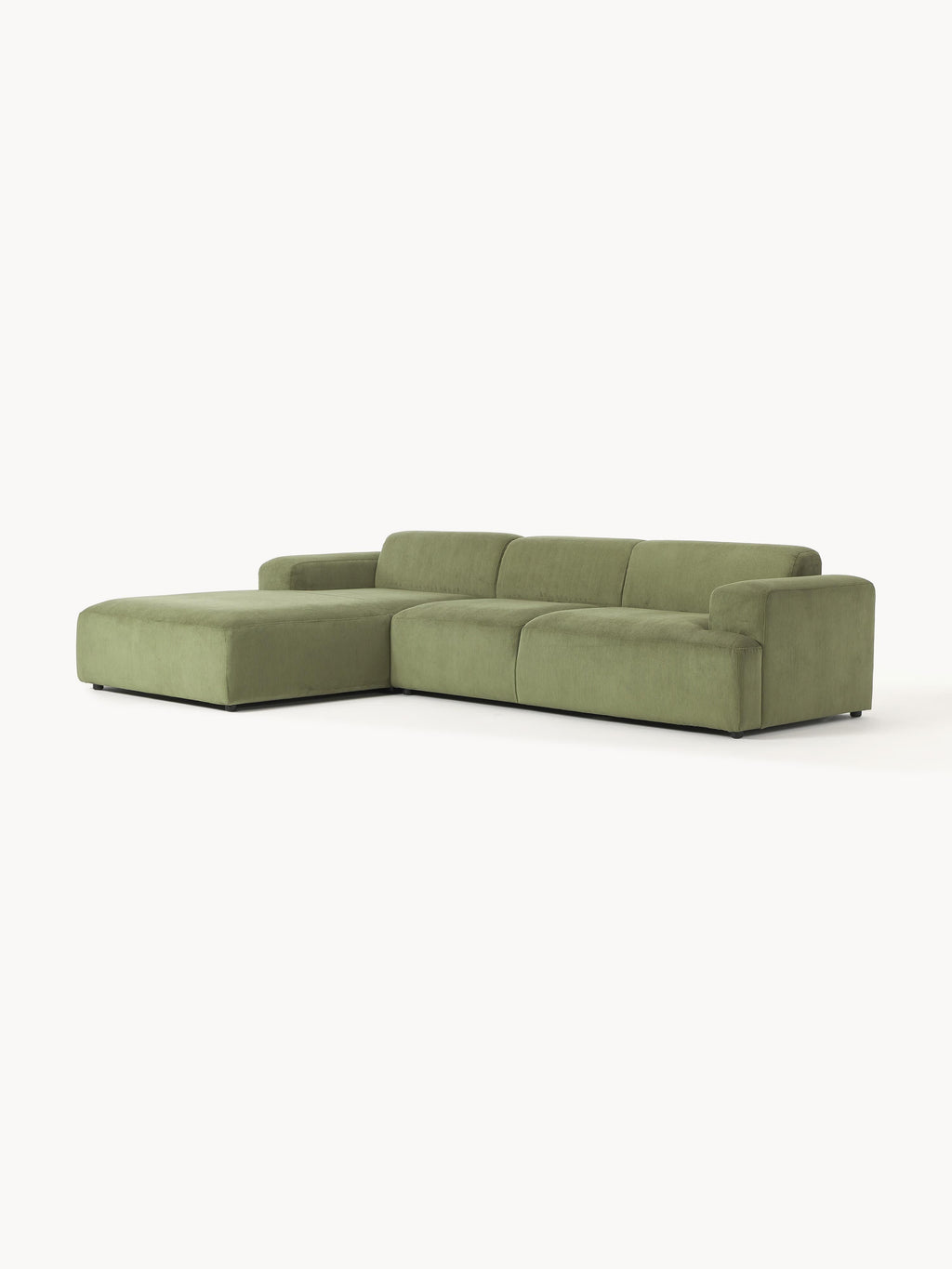 Melva Corduroy Corner Sofa (4-seater)