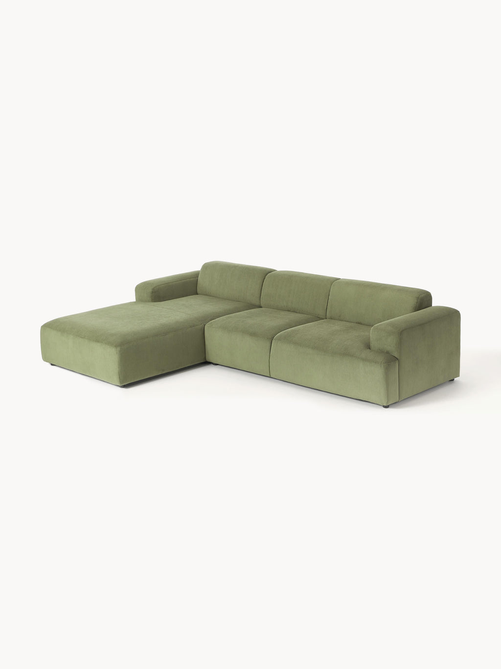 Melva Corduroy Corner Sofa (4-seater)