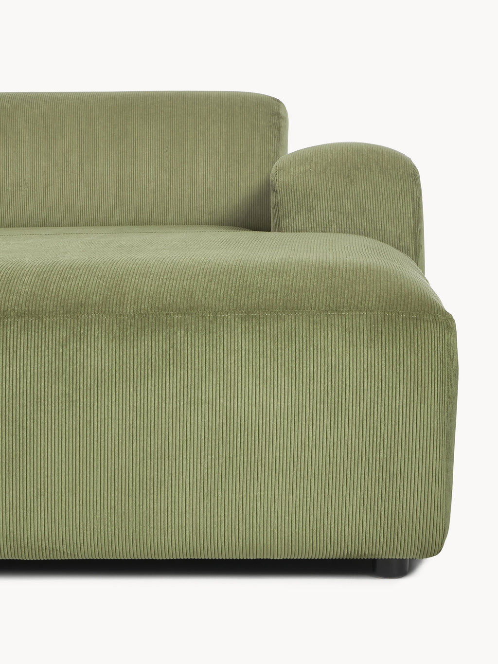 Melva Corduroy Corner Sofa (4-seater)