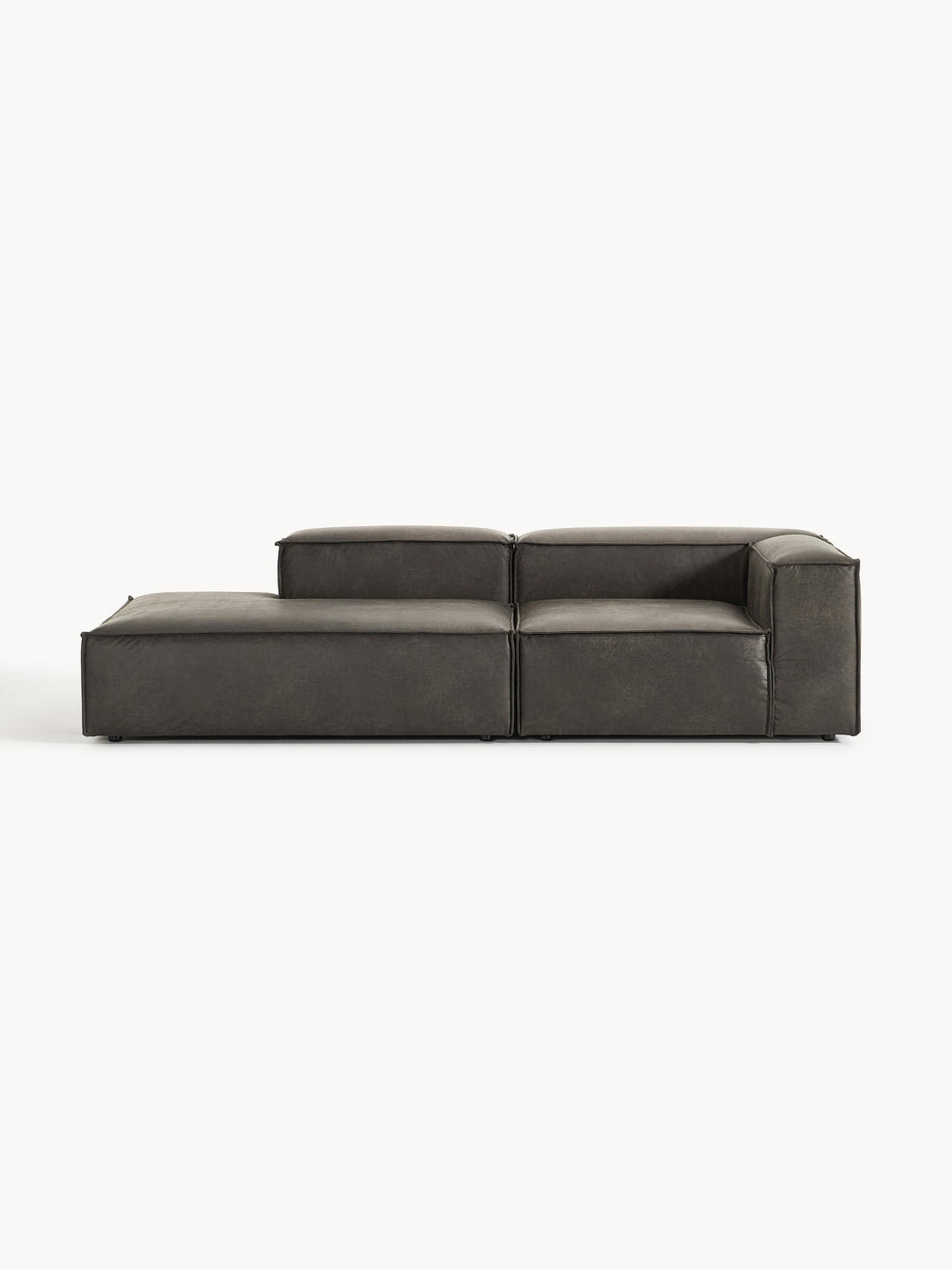 Gallery image 1 - Modular Leather Ottoman Lennon