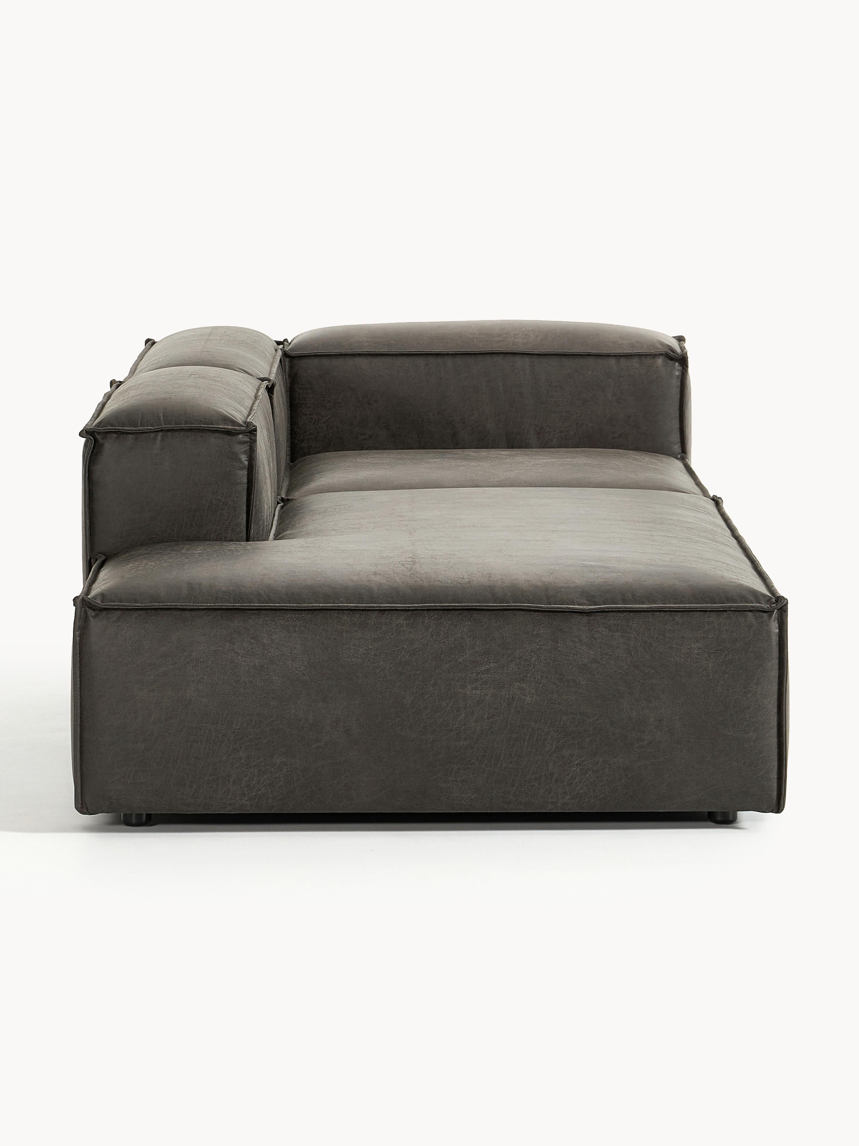 Lennon Modular Leather Ottoman