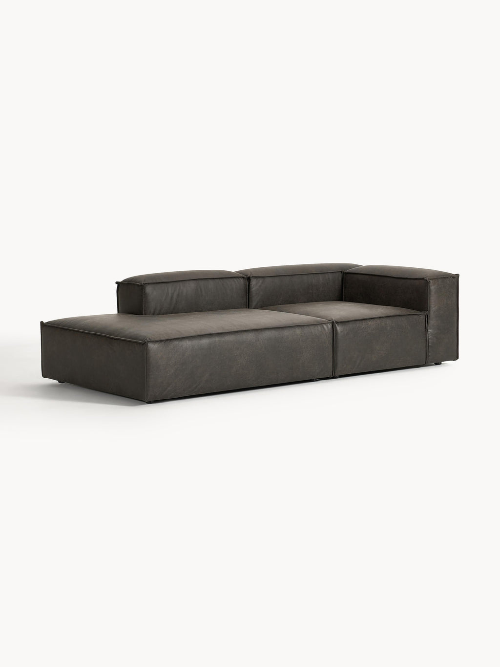 Lennon Modular Leather Ottoman