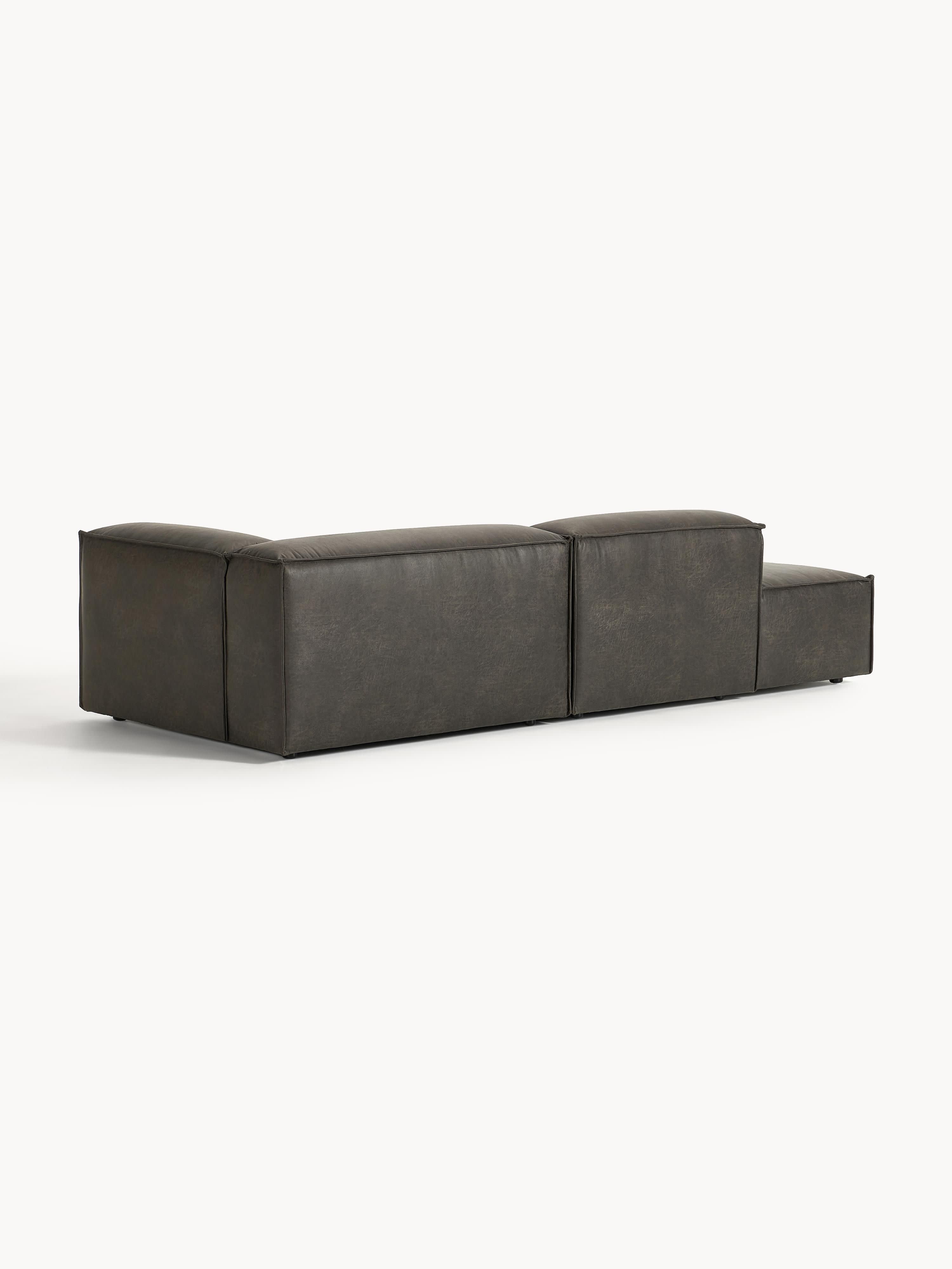 Lennon Modular Leather Ottoman