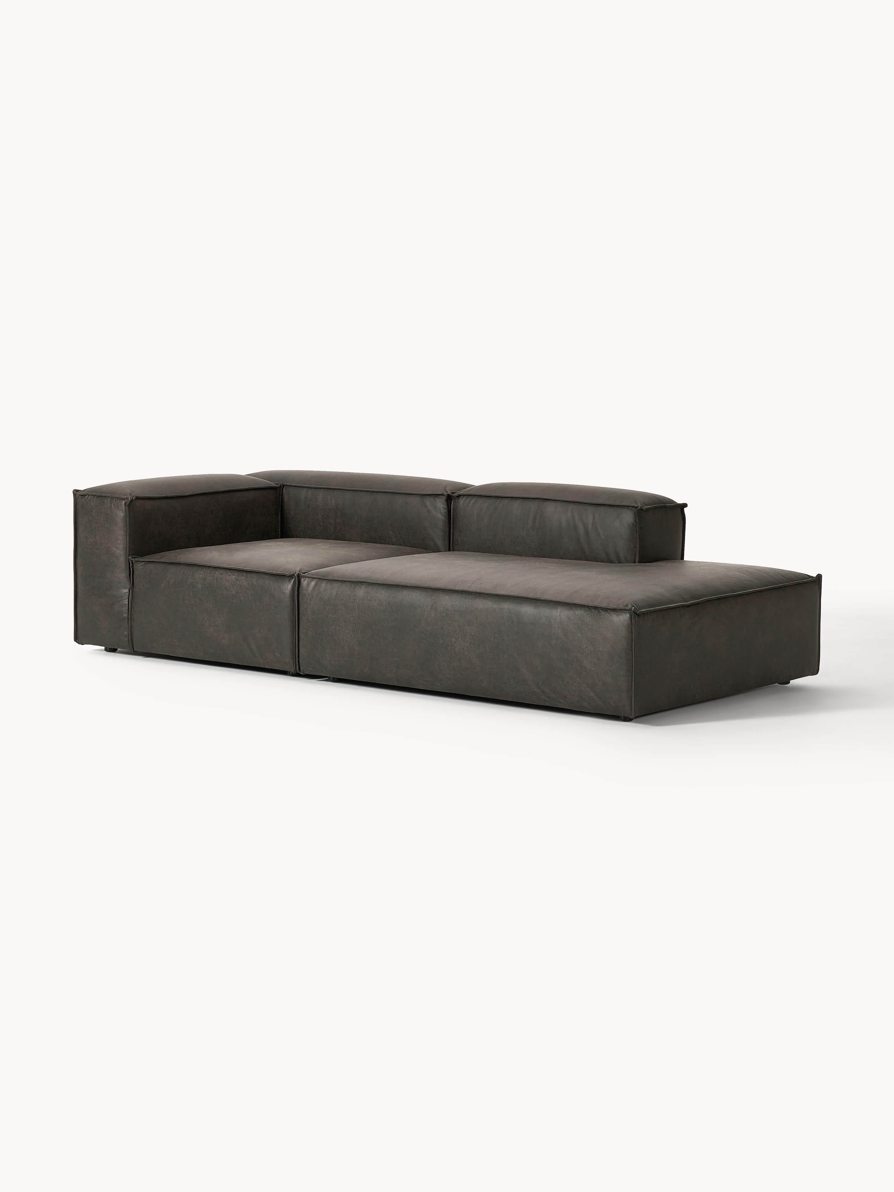 Lennon Modular Leather Ottoman