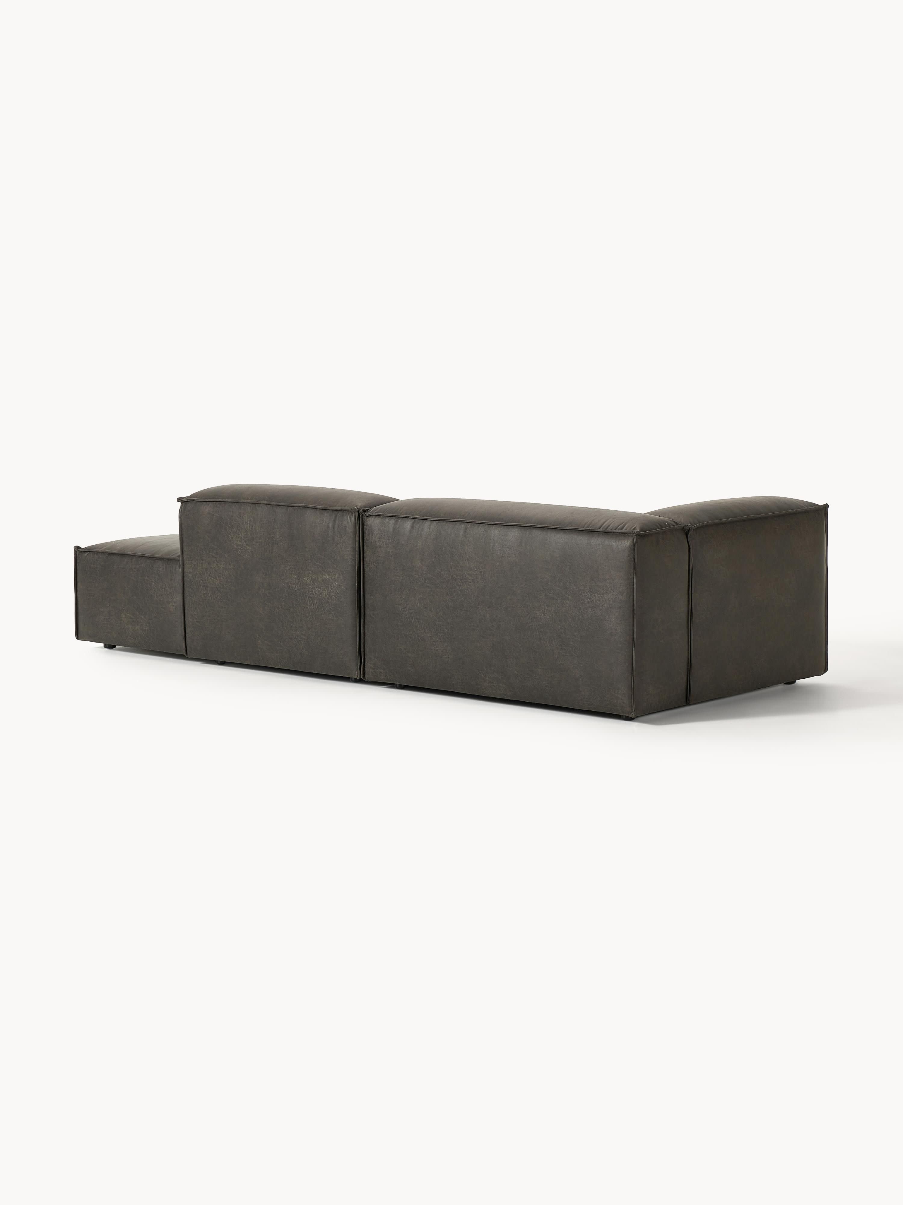 Lennon Modular Leather Ottoman
