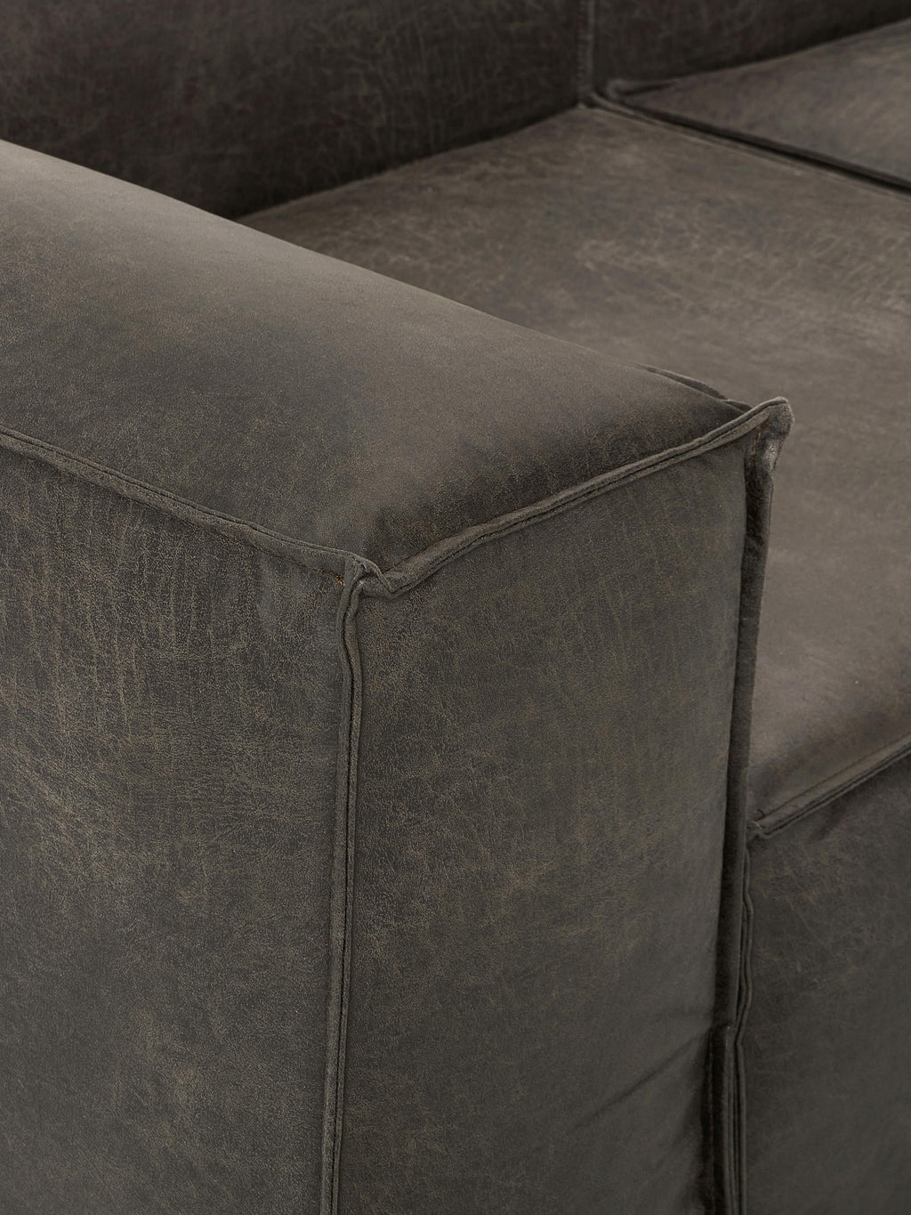 Lennon Modular Leather Ottoman