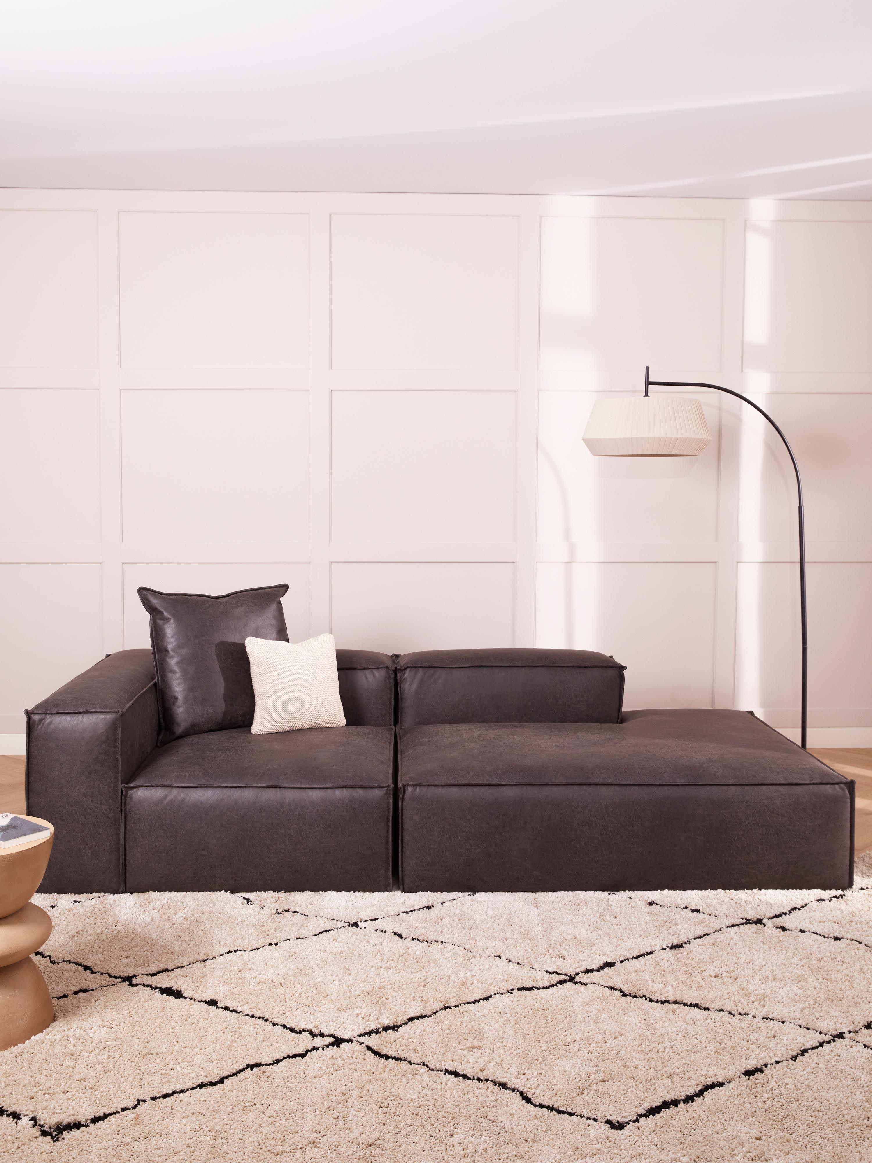 Lennon Modular Leather Ottoman