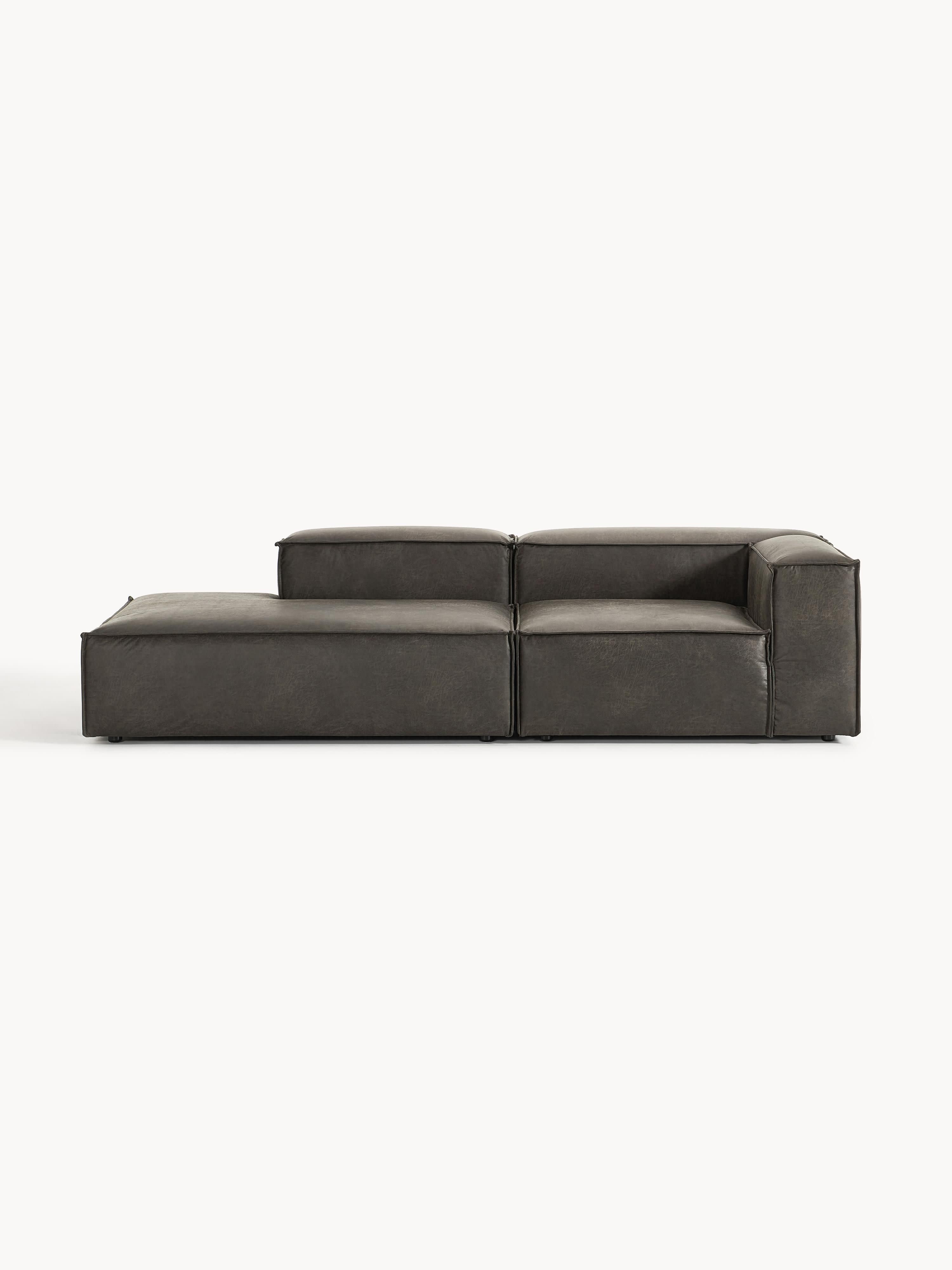 Lennon Modular Leather Ottoman