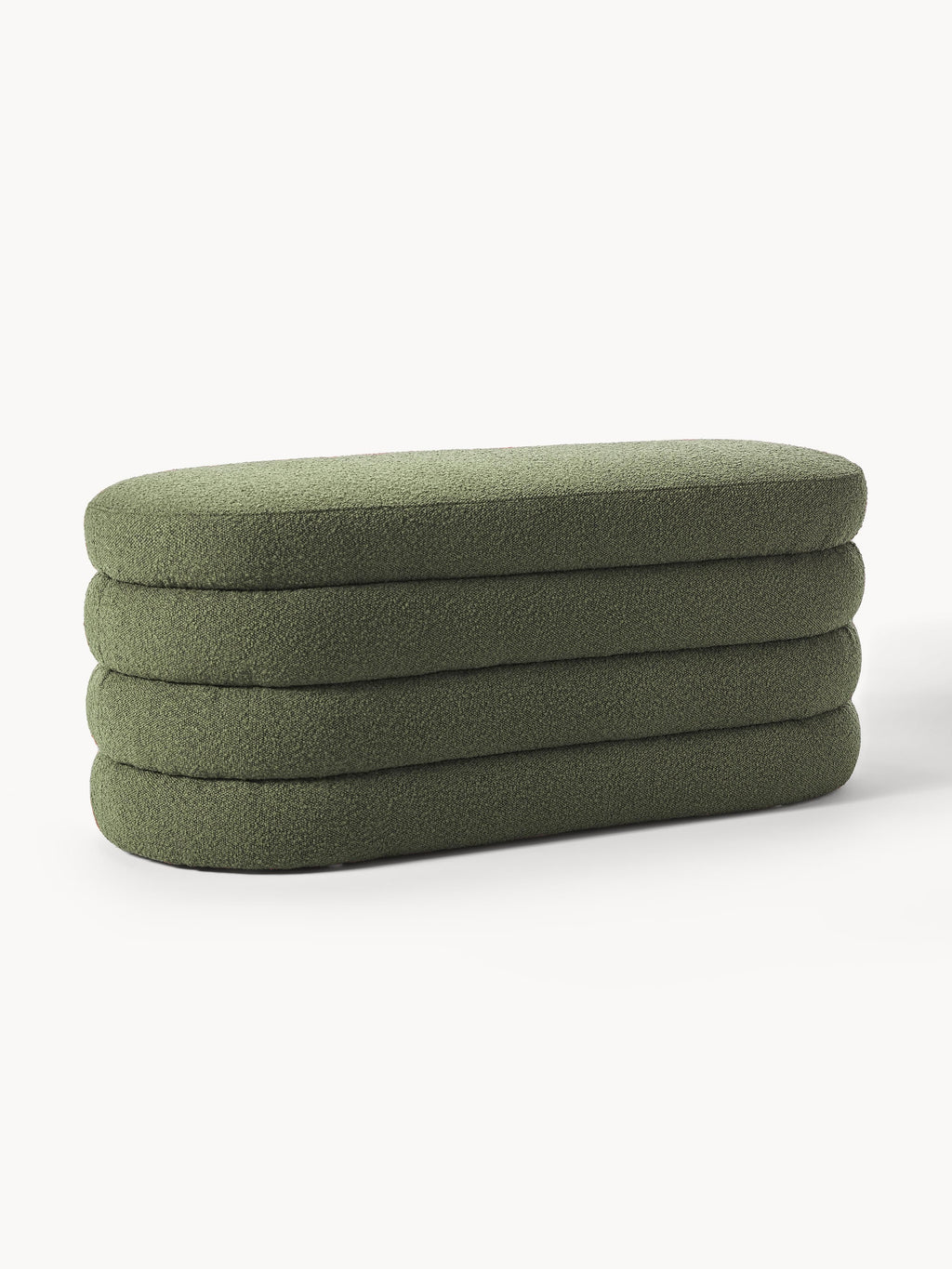 Gallery image 1 - Bouclé Upholstered Bench Alto
