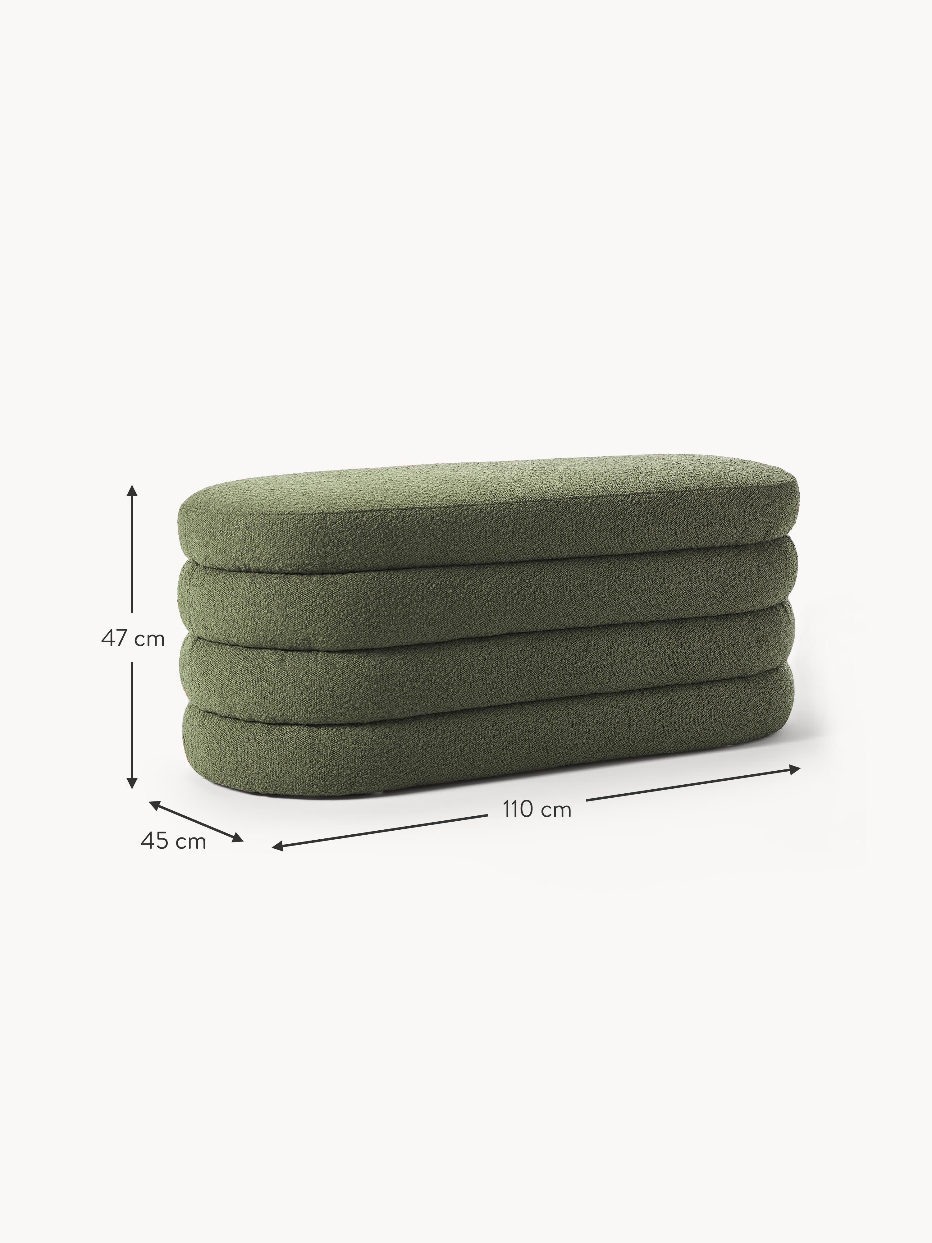 Alto Bouclé Upholstered Bench